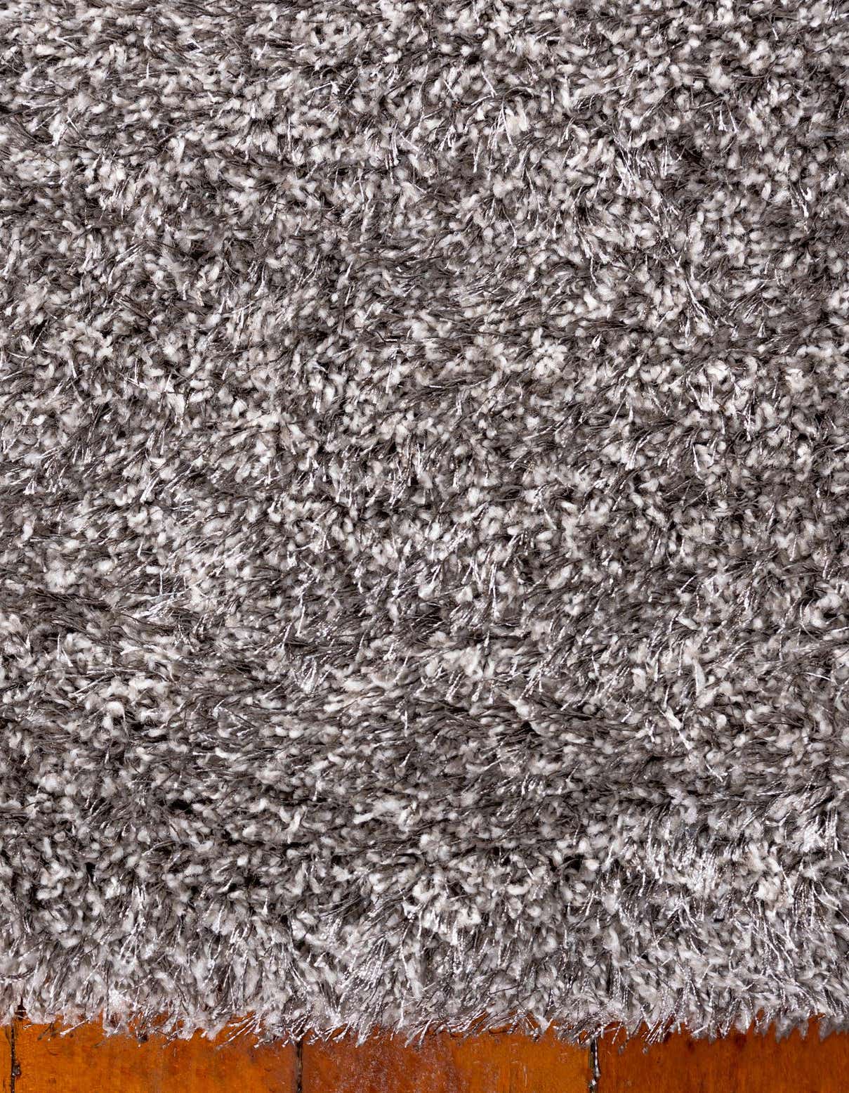 Gray 9' x 12' Luxe Solid Shag Rug | eSaleRugs
