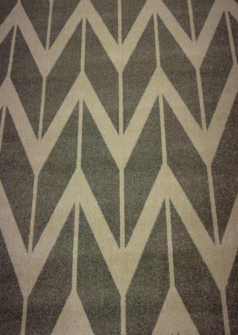 Gray 9' x 12' Chevron Rug eSaleRugs