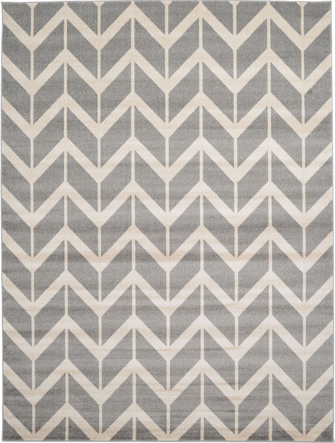 Gray 9' x 12' Chevron Rug eSaleRugs