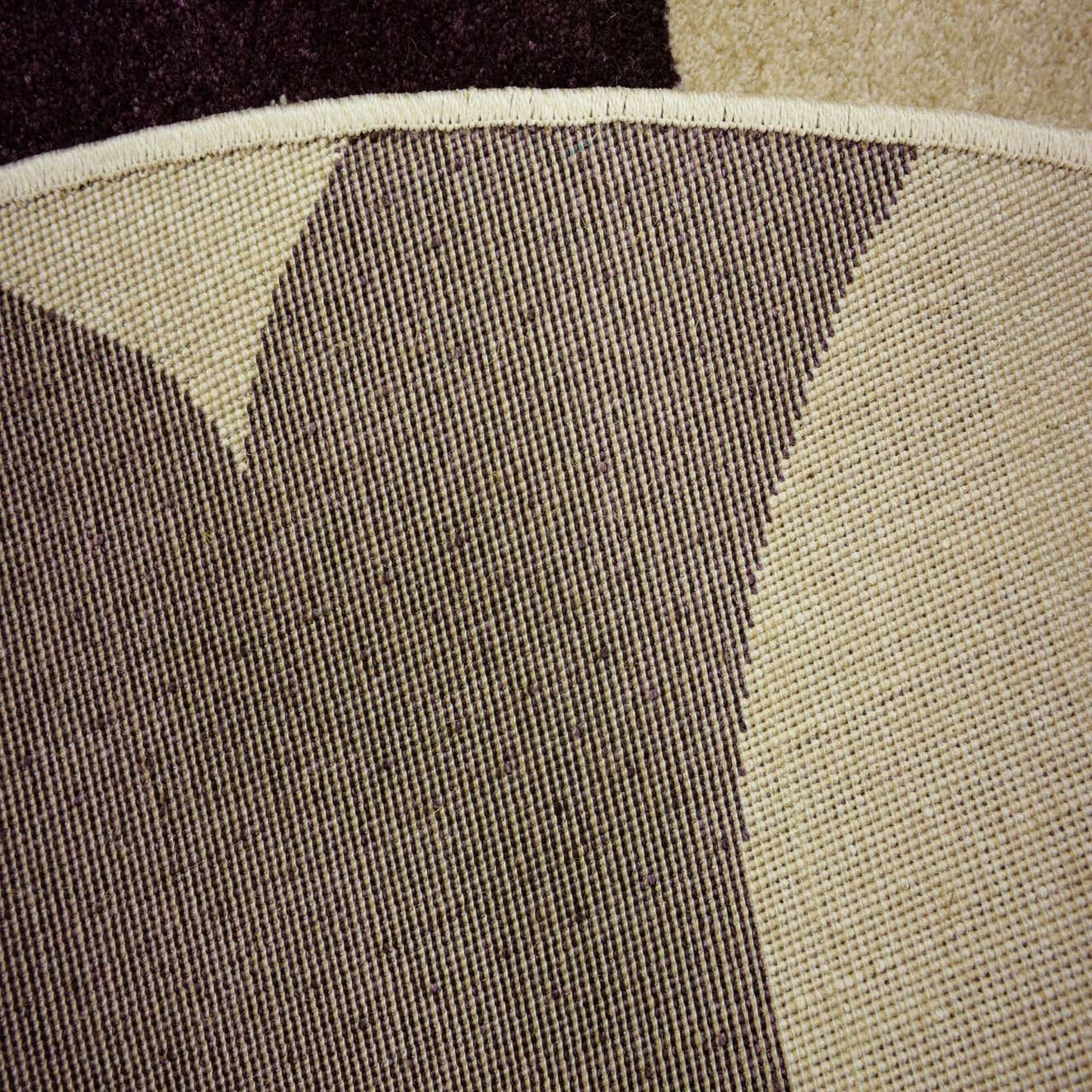 Purple 8' x 8' Ikat Round Rug eSaleRugs