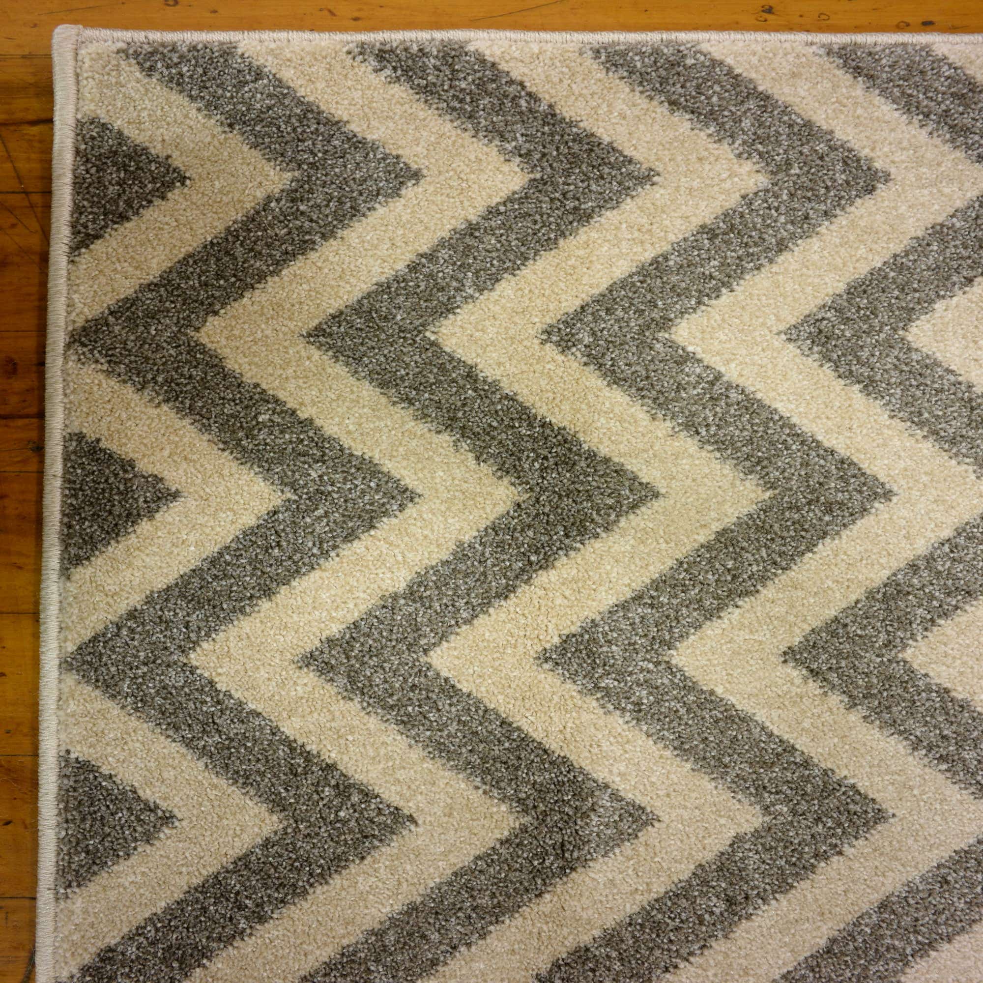 Gray 100cm x 160cm Chevron Rug AU Rugs