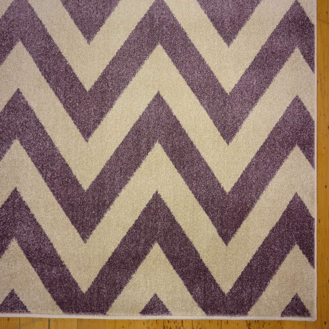 Purple 9' x 12' Chevron Rug eSaleRugs