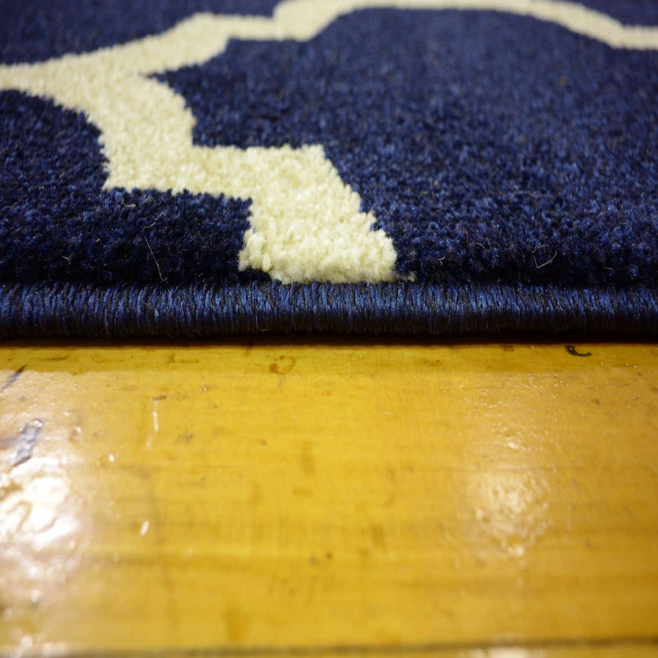 Navy Blue 5' x 8' Trellis Rug eSaleRugs