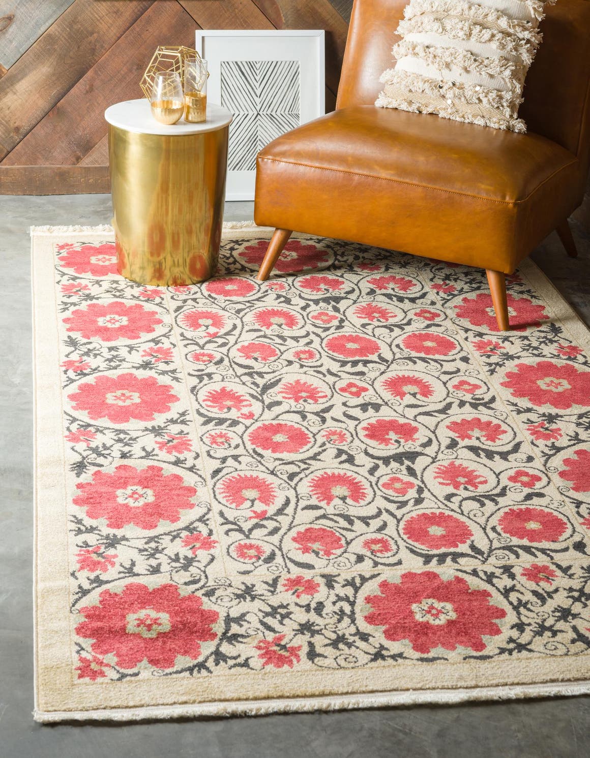 Cream 100cm x 160cm Kensington Rug AU Rugs