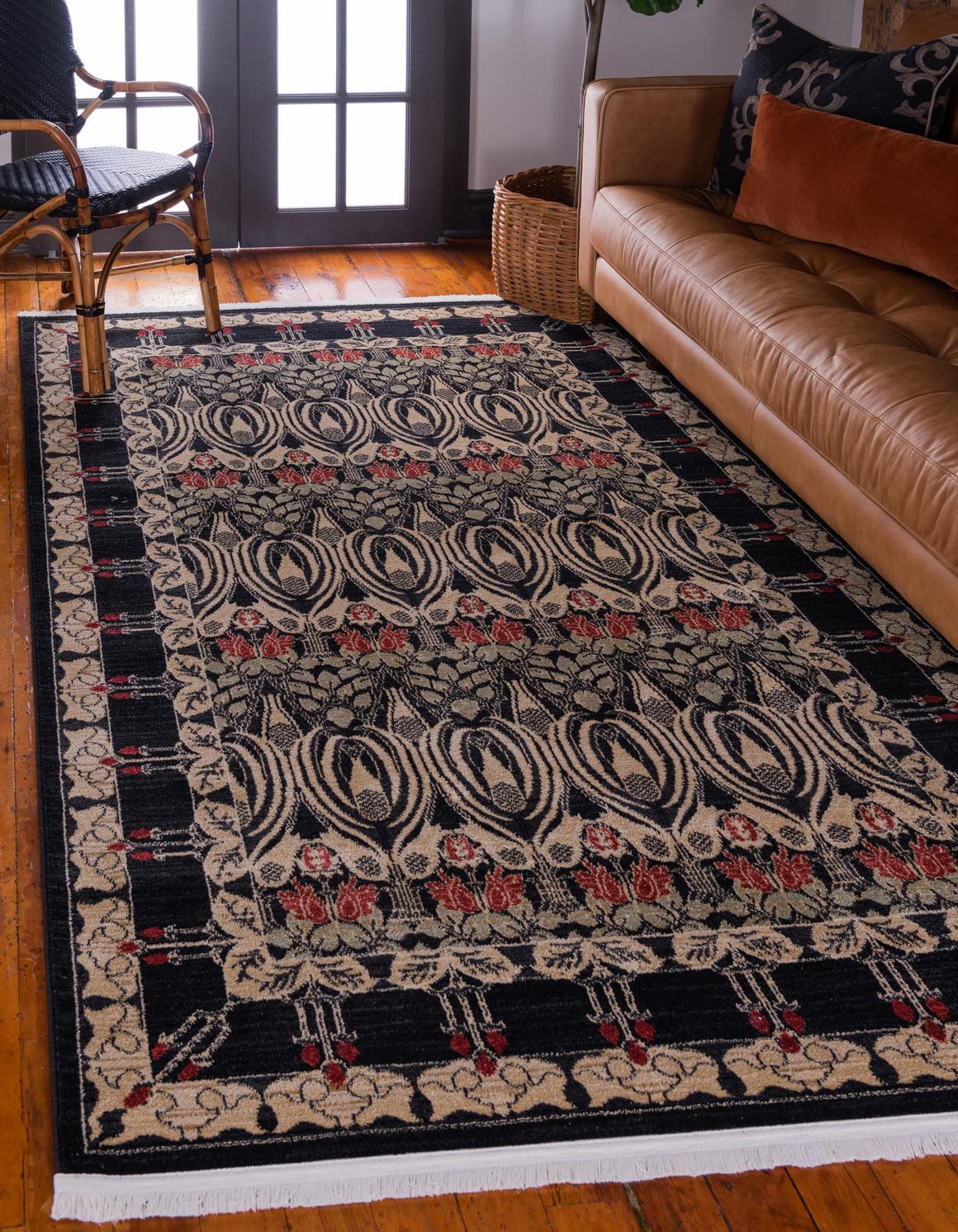 Black 9' x 12' Kensington Rug Rugs.ca
