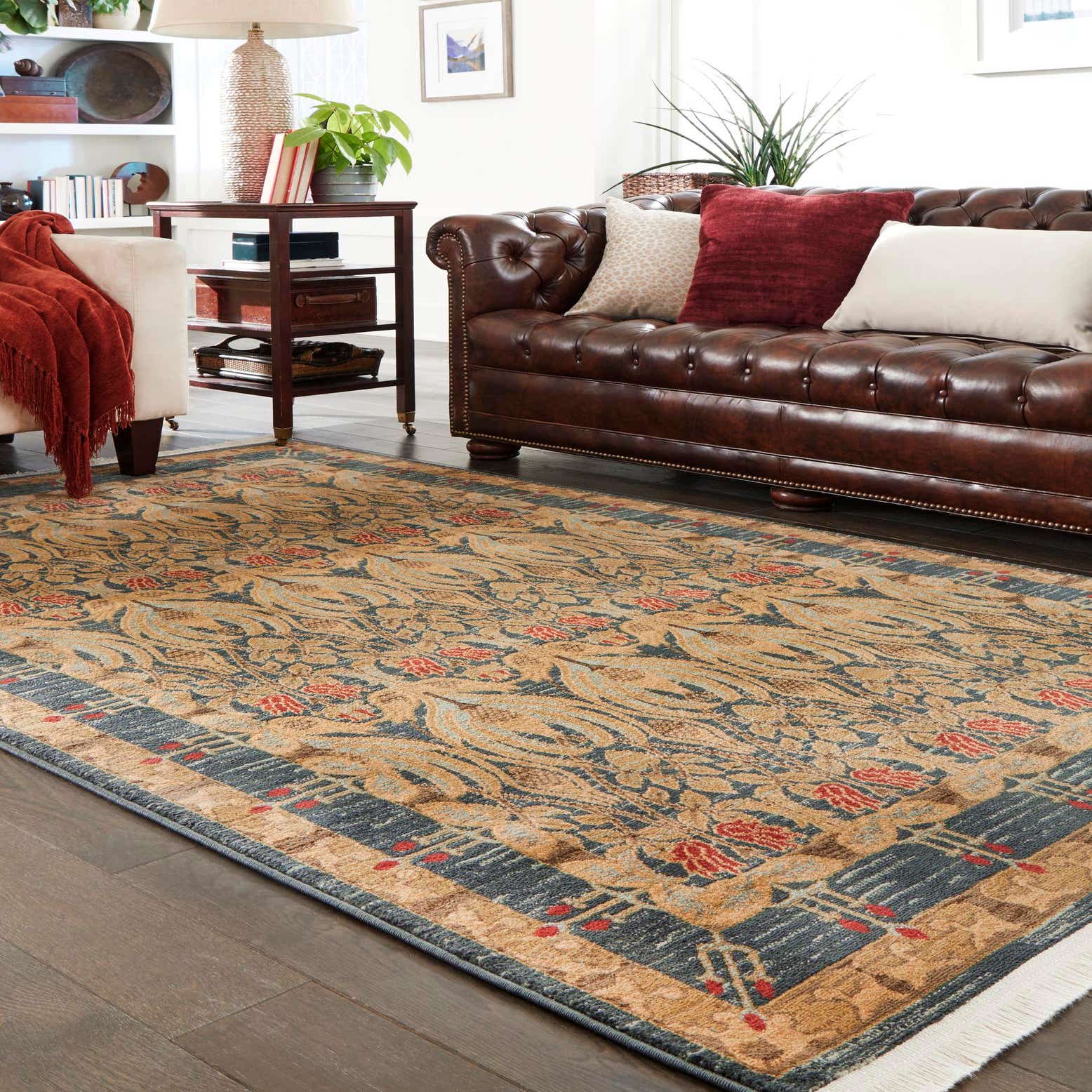 Navy Blue 9' x 12' Kensington Rug Rugs.ca