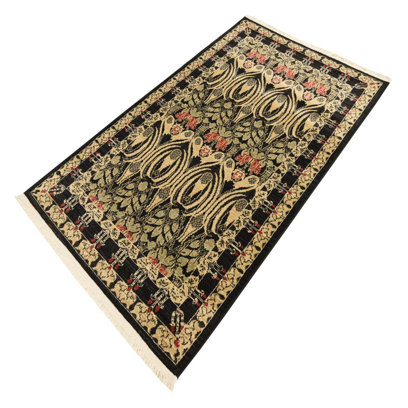 Black 3' 3 x 5' 3 Chelsea Rug