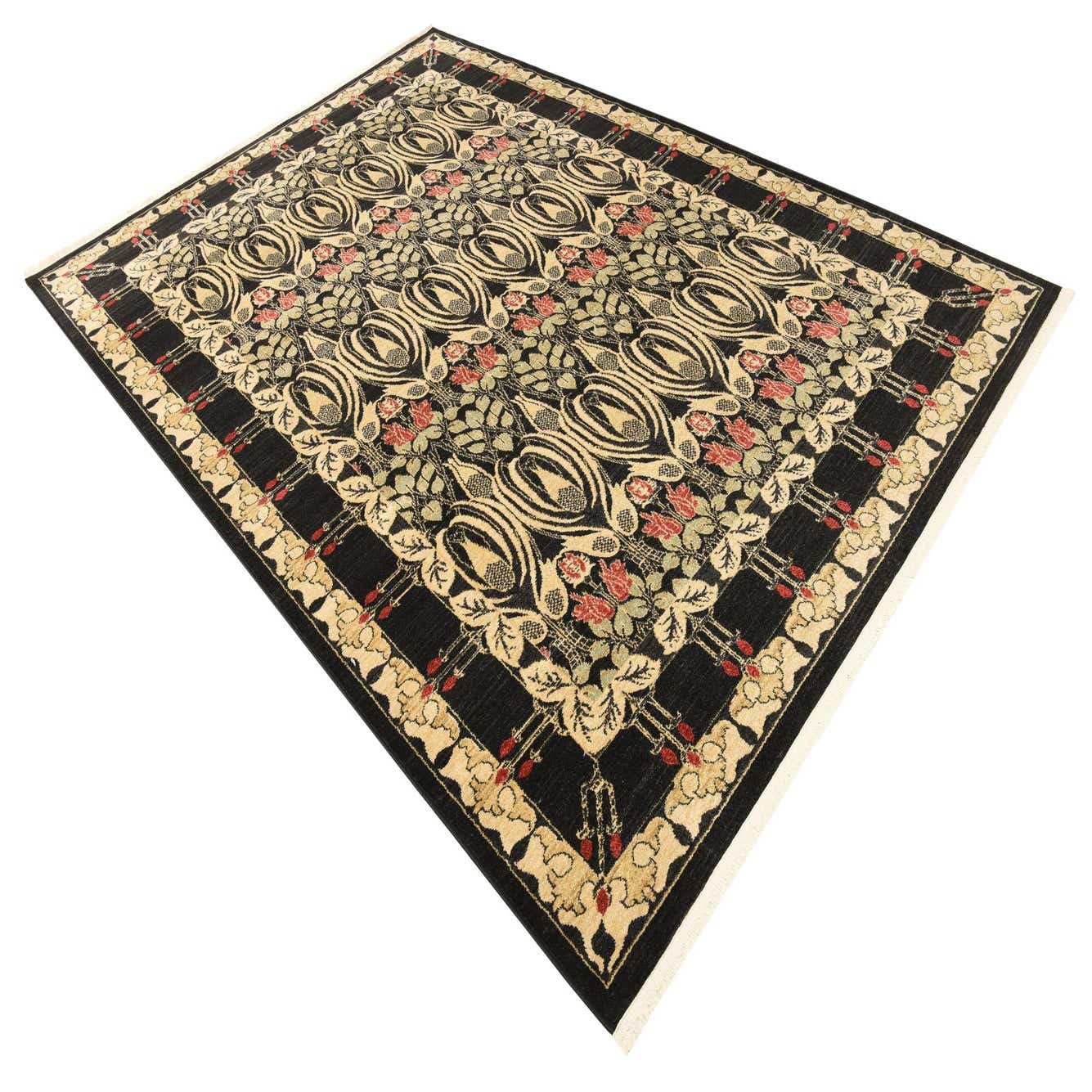 Black 7' x 10' Chelsea Rug