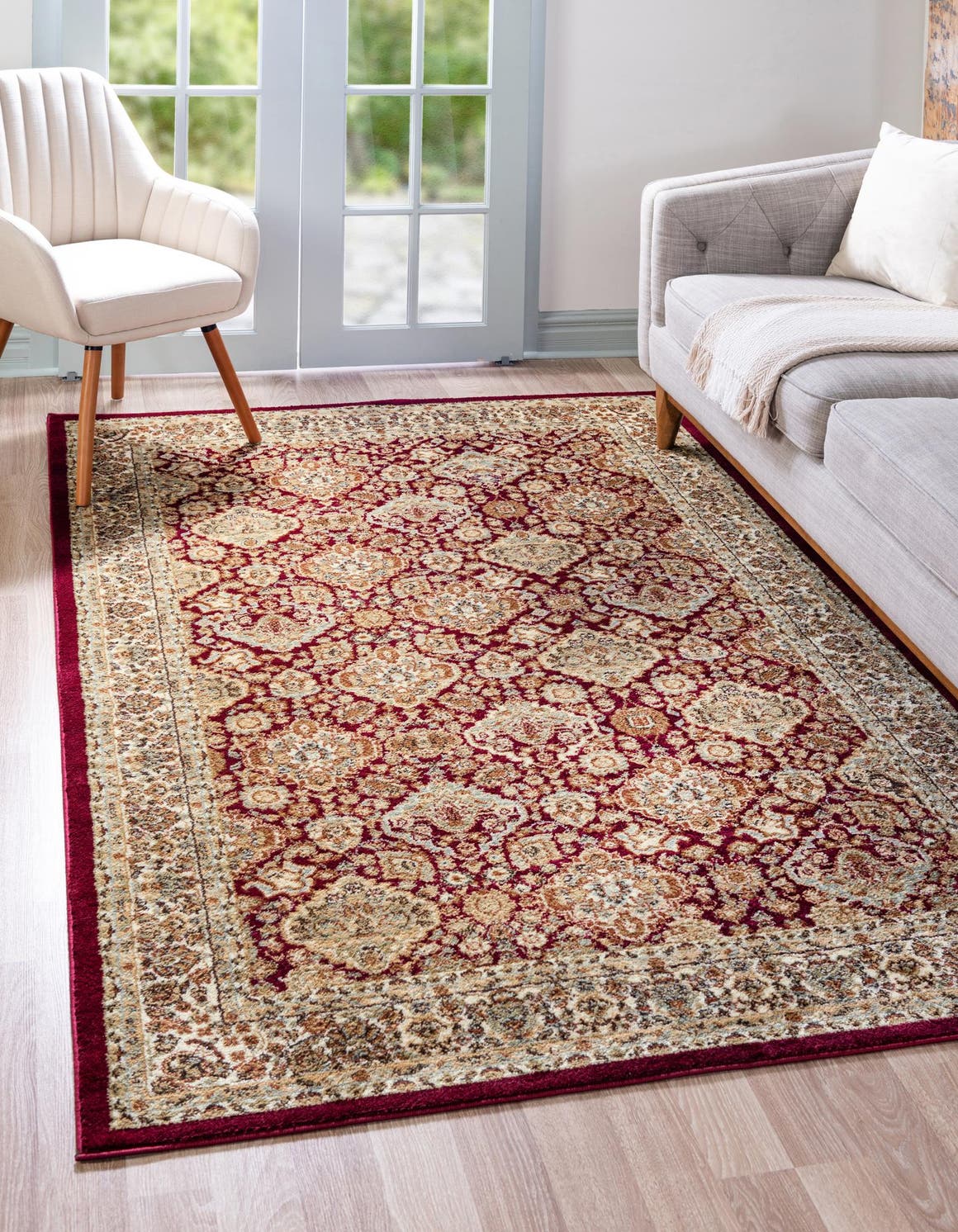 Red 9' x 12' Aditi Rug