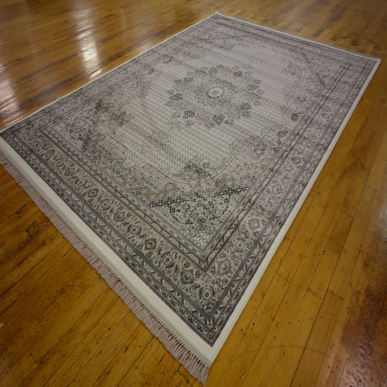 Taupe 250cm x 350cm Tabriz Design Rug AU Rugs