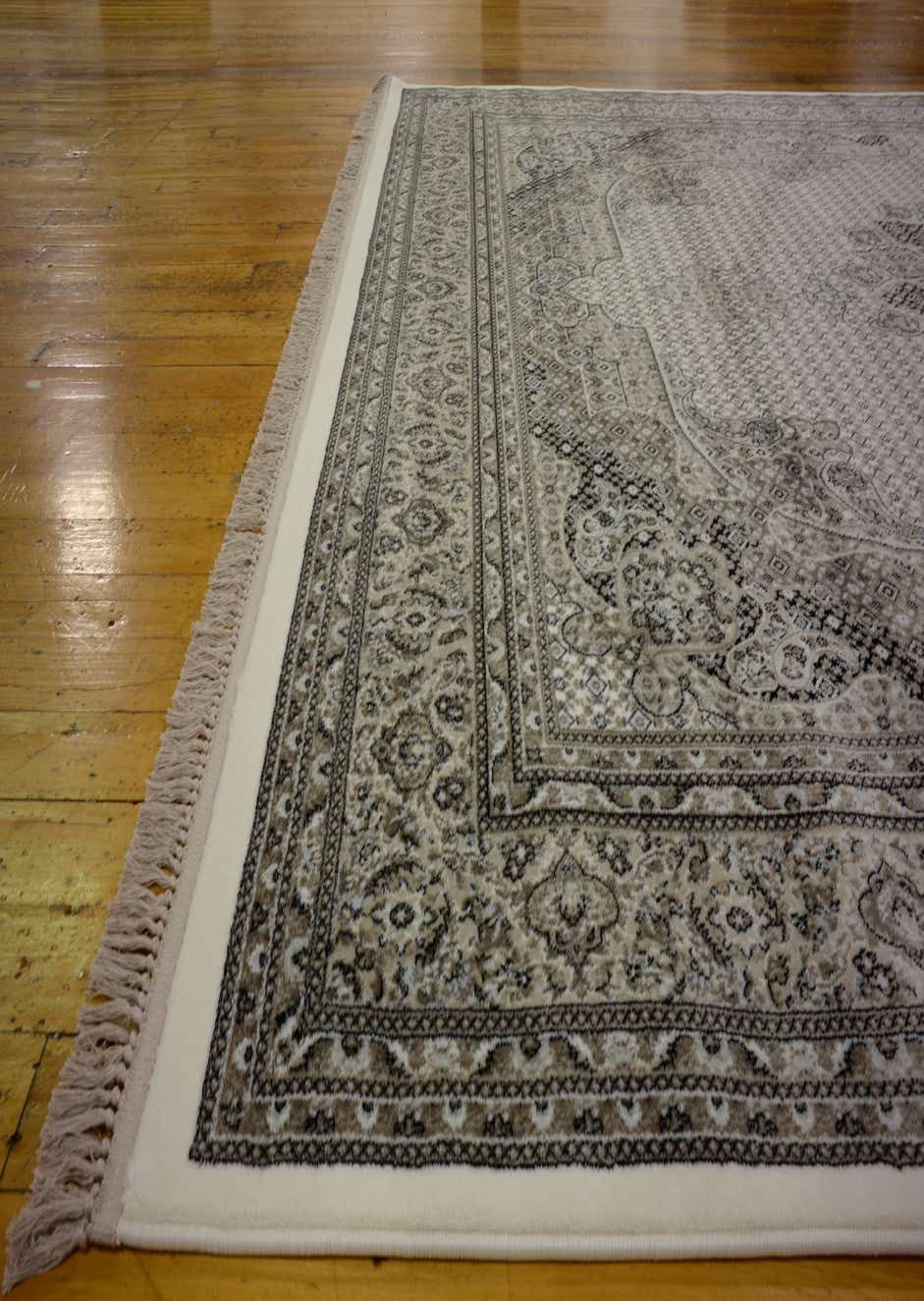 Taupe 250cm x 350cm Tabriz Design Rug AU Rugs