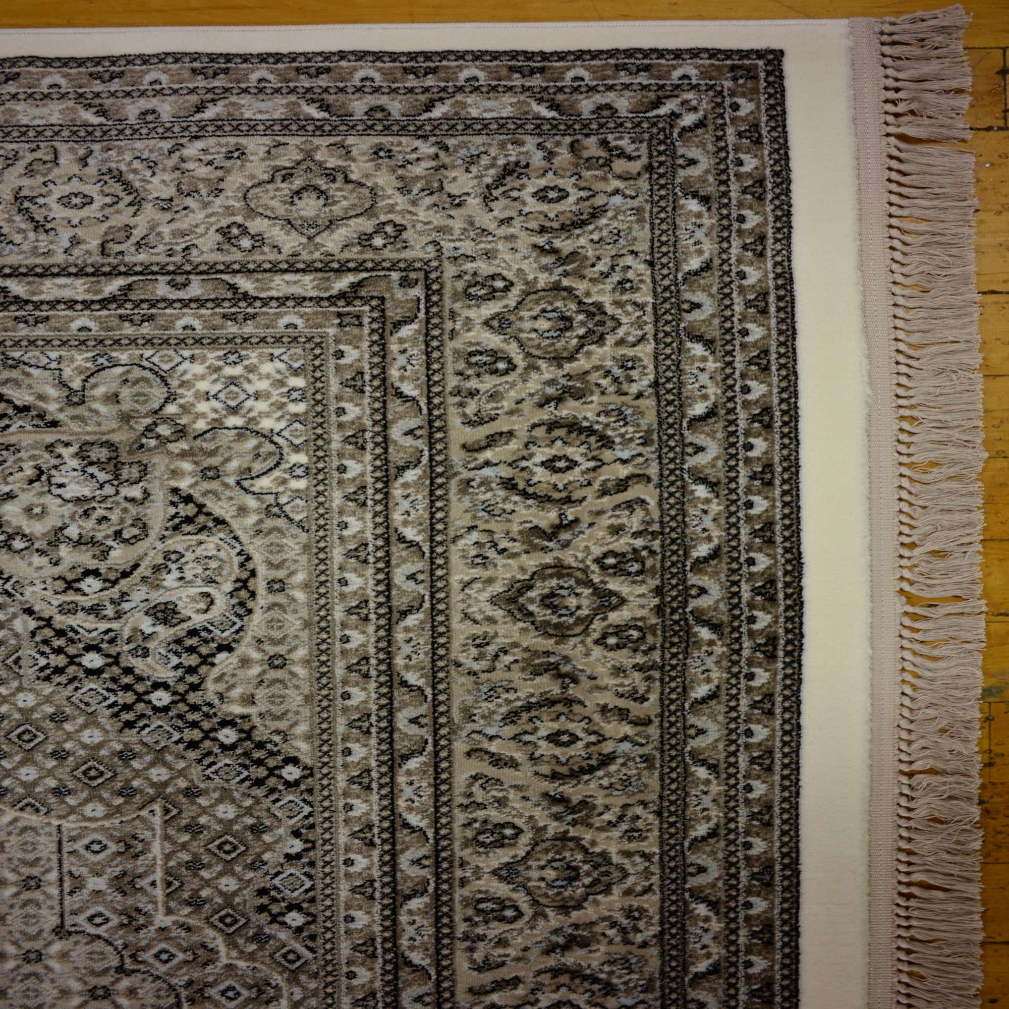 Taupe 250cm x 350cm Tabriz Design Rug AU Rugs