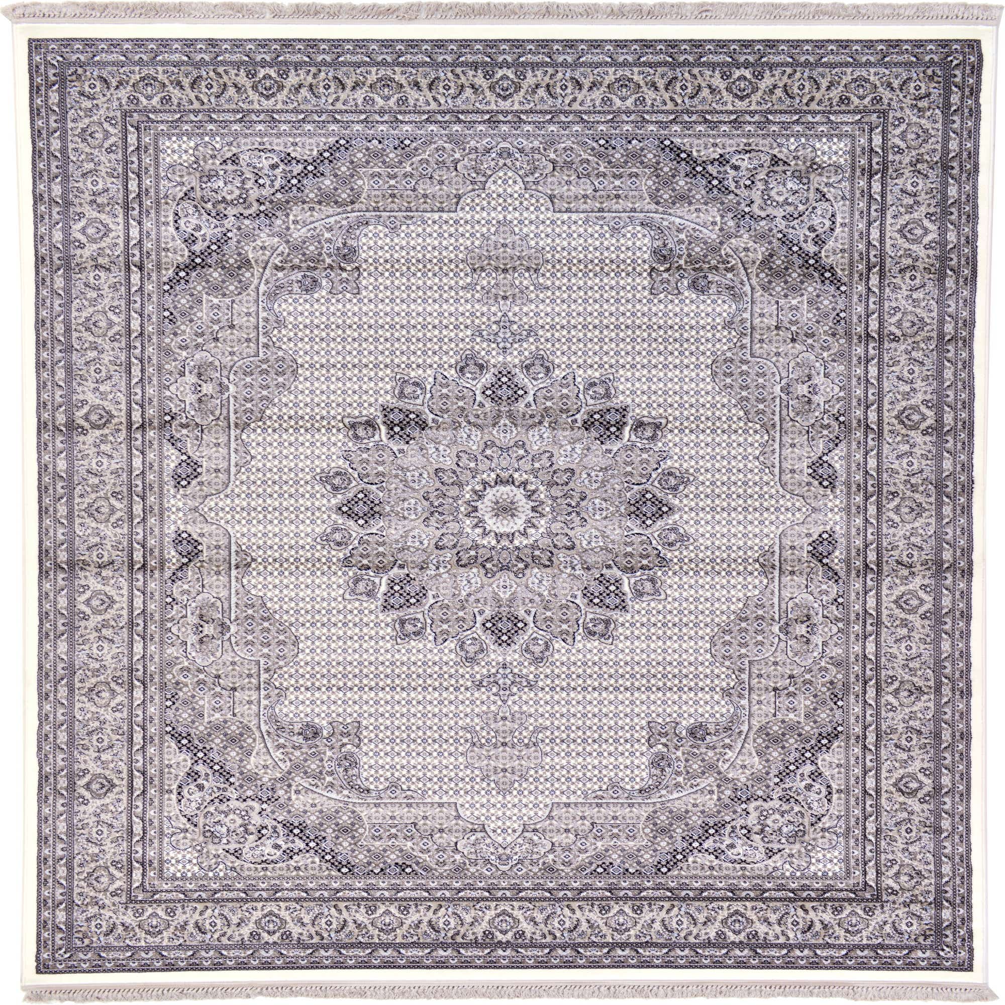 Taupe 250cm x 350cm Tabriz Design Rug AU Rugs