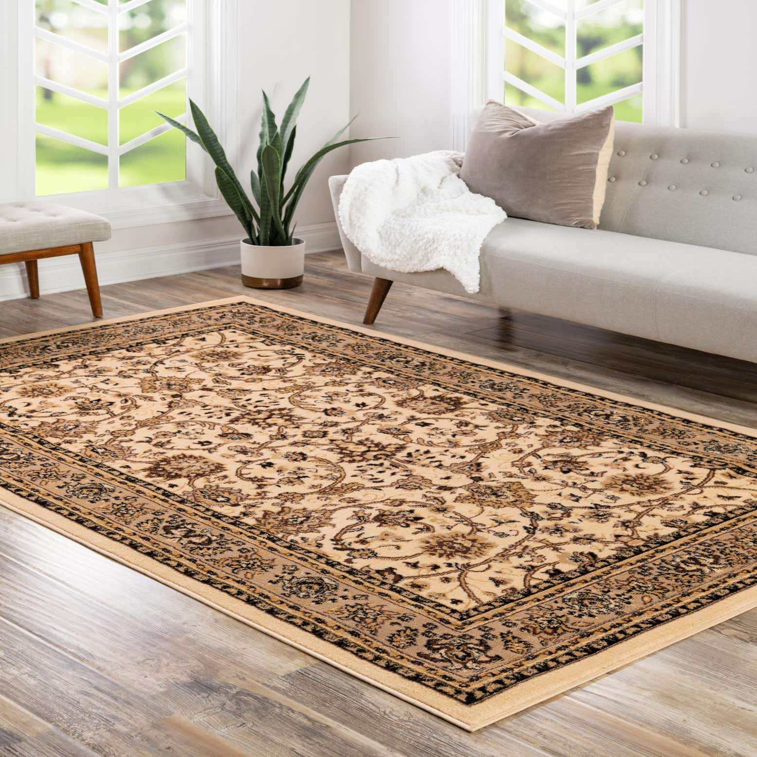 Ivory 9' x 12' Yasmin Rug