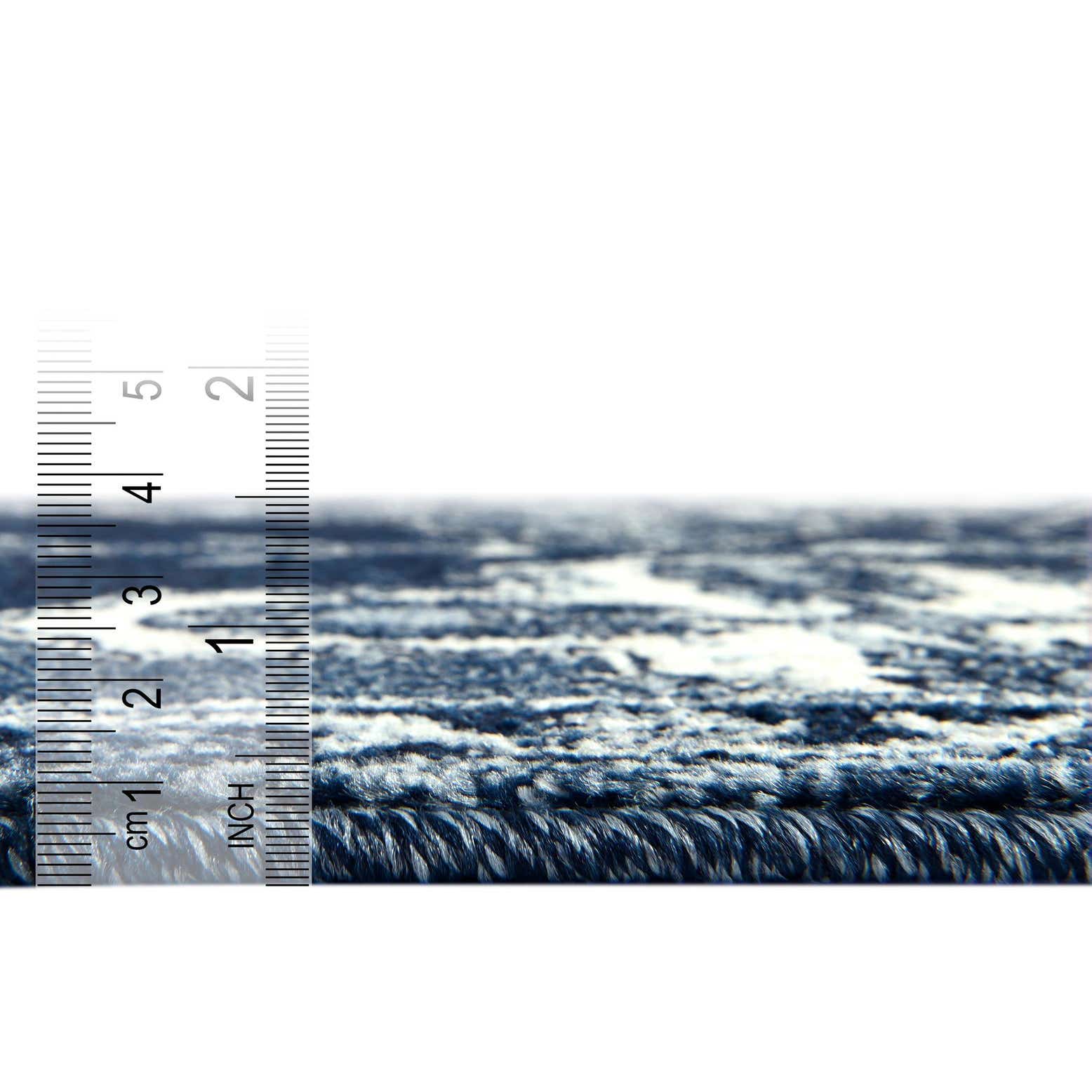 Blue 3' 3 x 3' 3 Vista Round Rug eSaleRugs