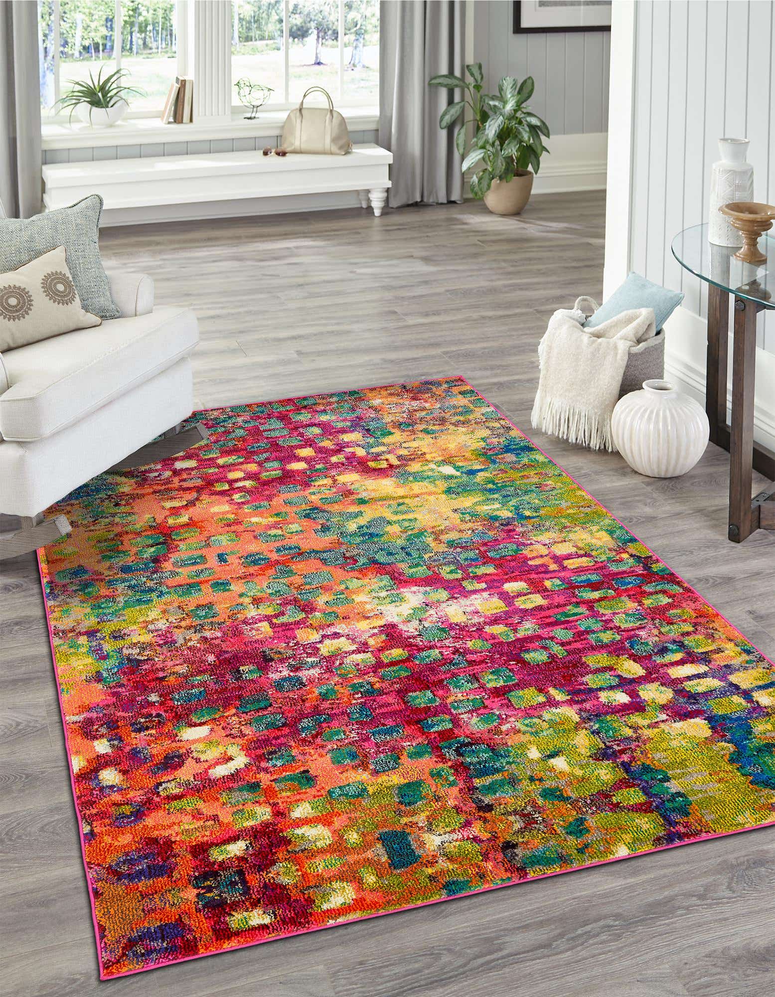Multicolor 7' x 10' Barcelona Rug eSaleRugs