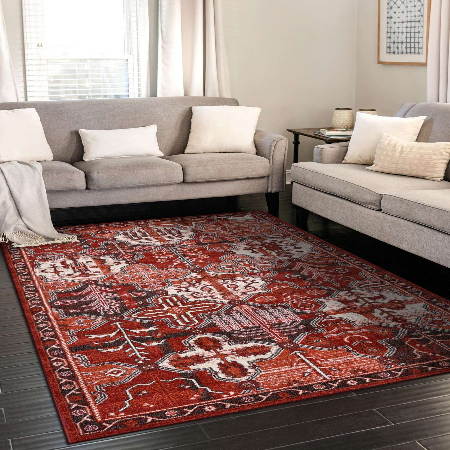 Terracotta 5' x 8' Vista Rug eSaleRugs