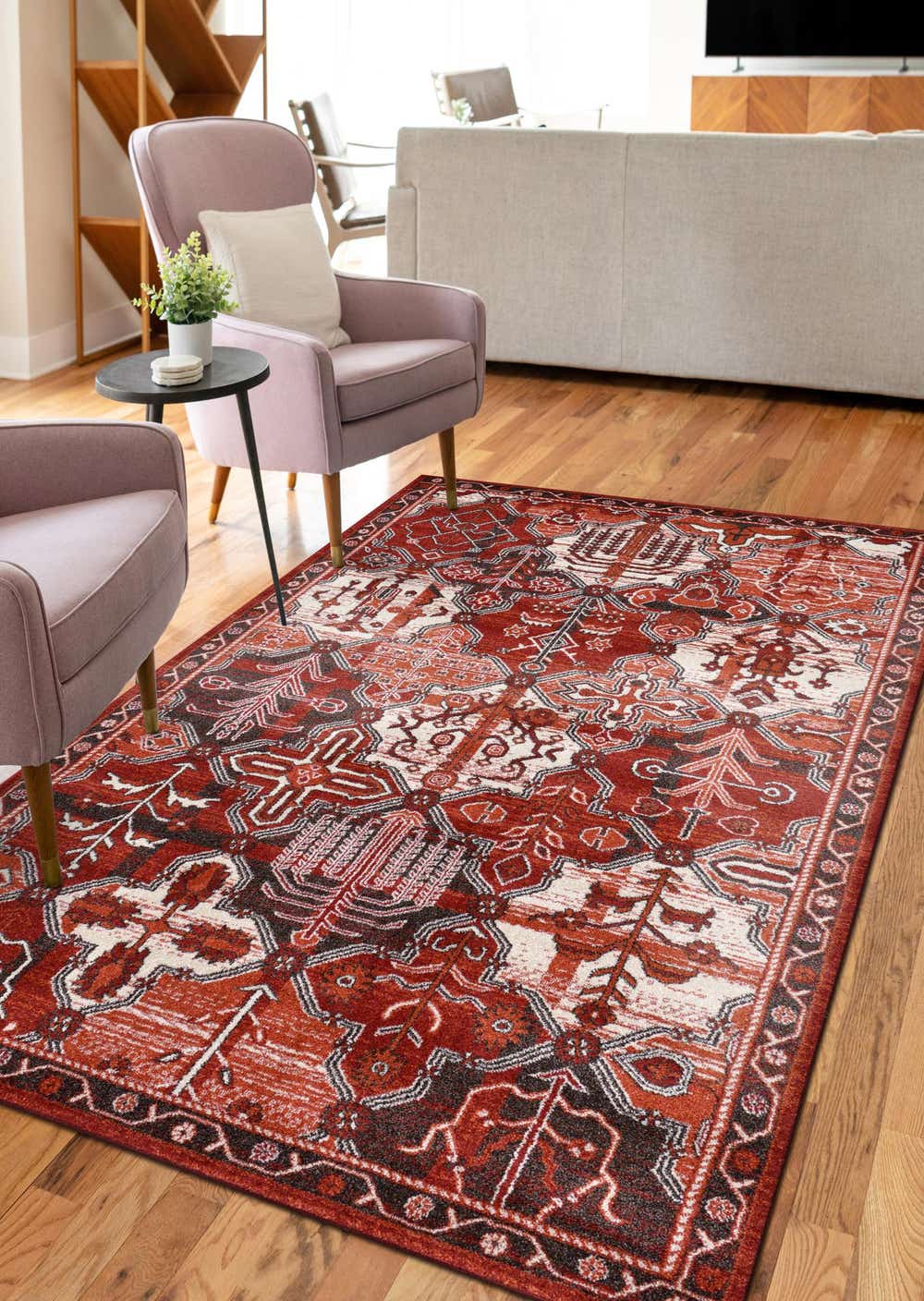 Terracotta 5' x 8' Vista Rug eSaleRugs