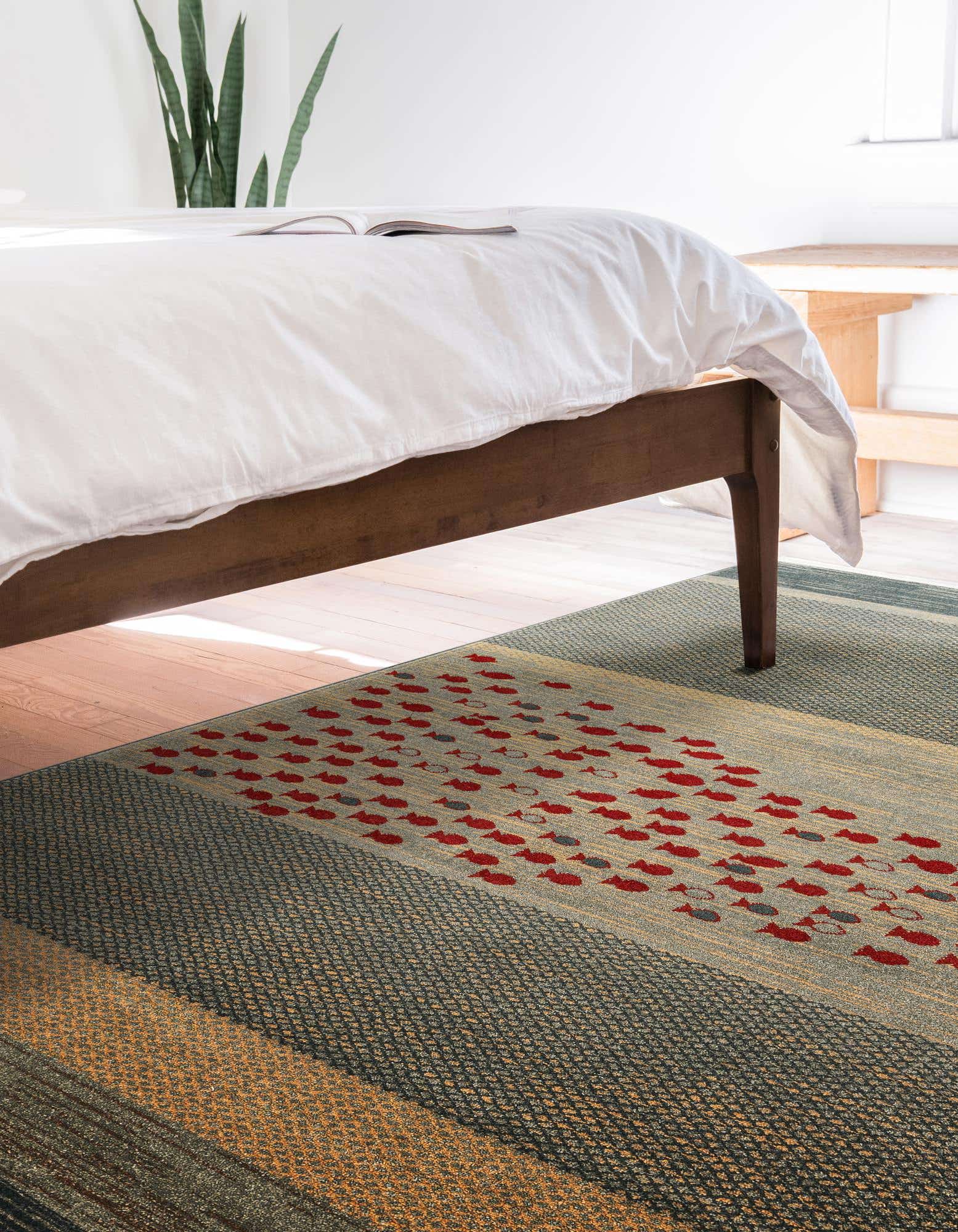 Blue 8' x 10' Kashkuli Gabbeh Rug eSaleRugs