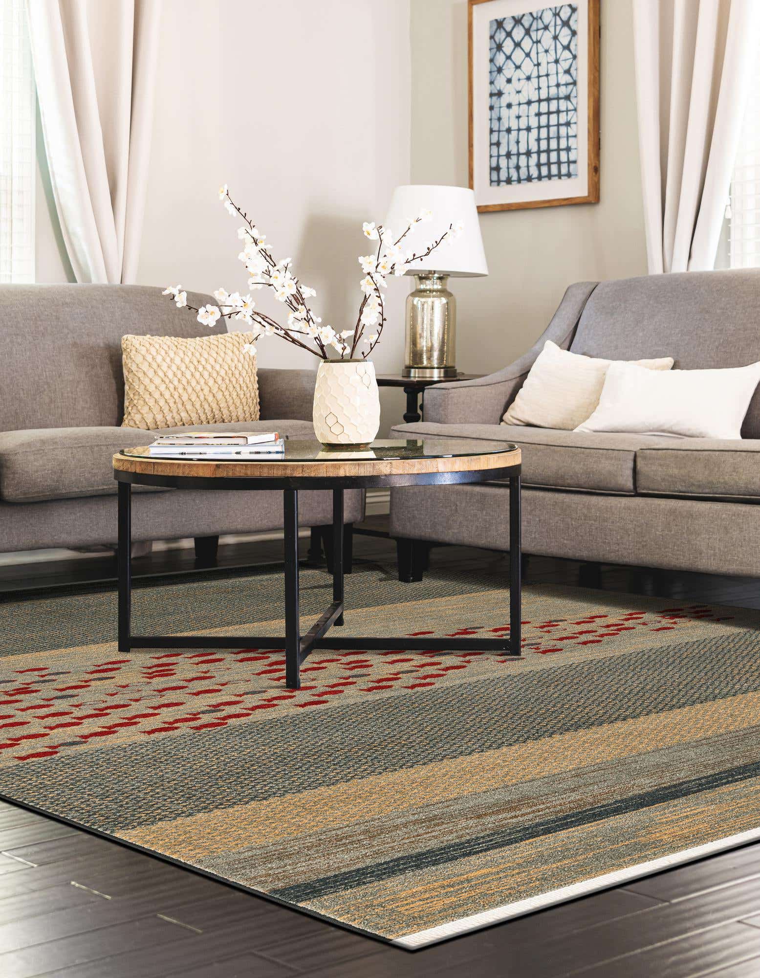 Blue 8' x 10' Kashkuli Gabbeh Rug eSaleRugs