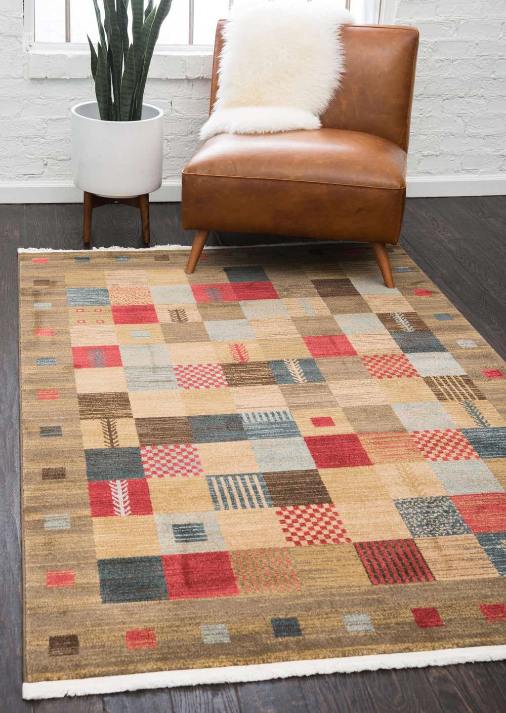 Light Brown 8' x 10' Kashkuli Gabbeh Rug eSaleRugs