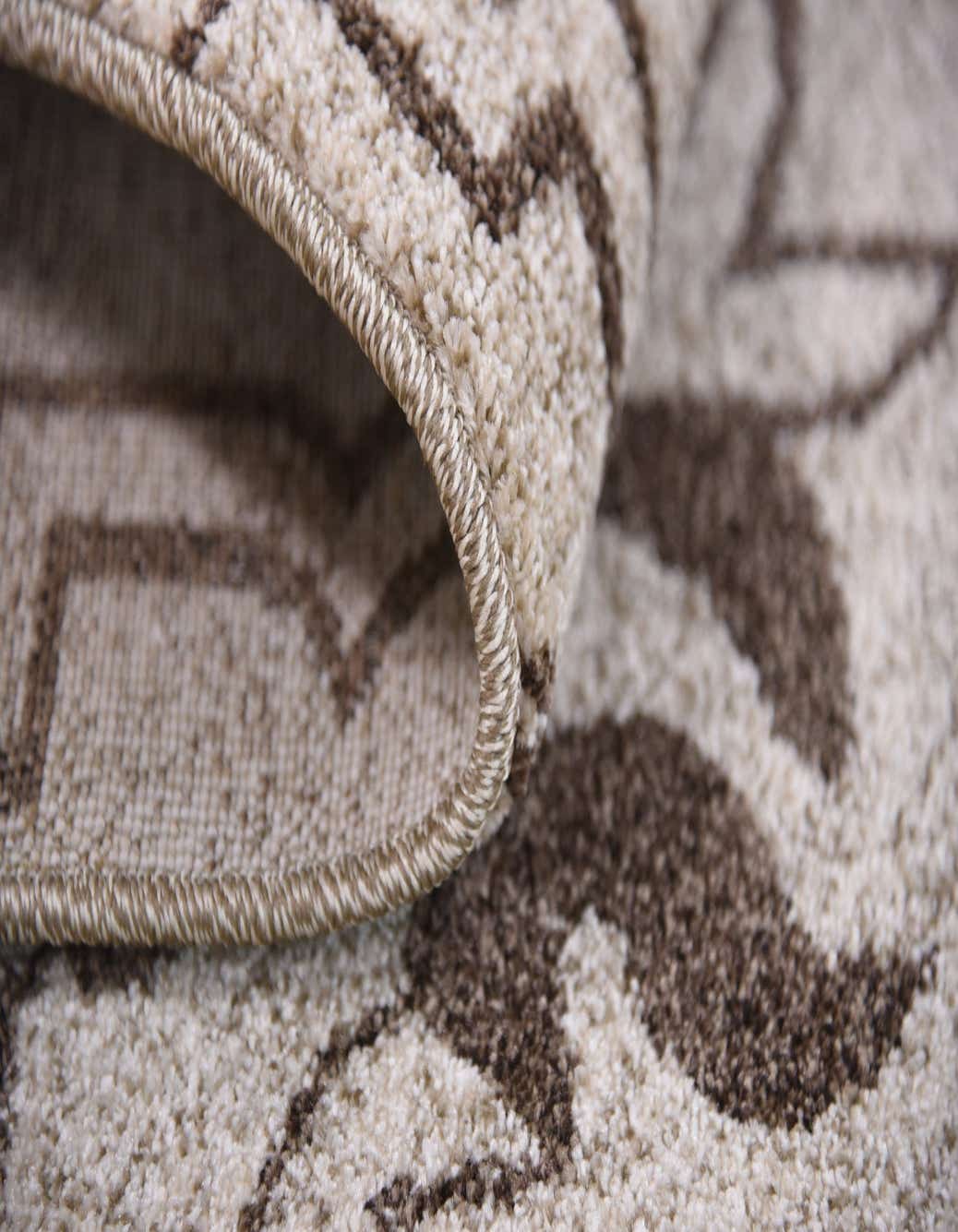 Beige 9' x 12' Damask Rug eSaleRugs