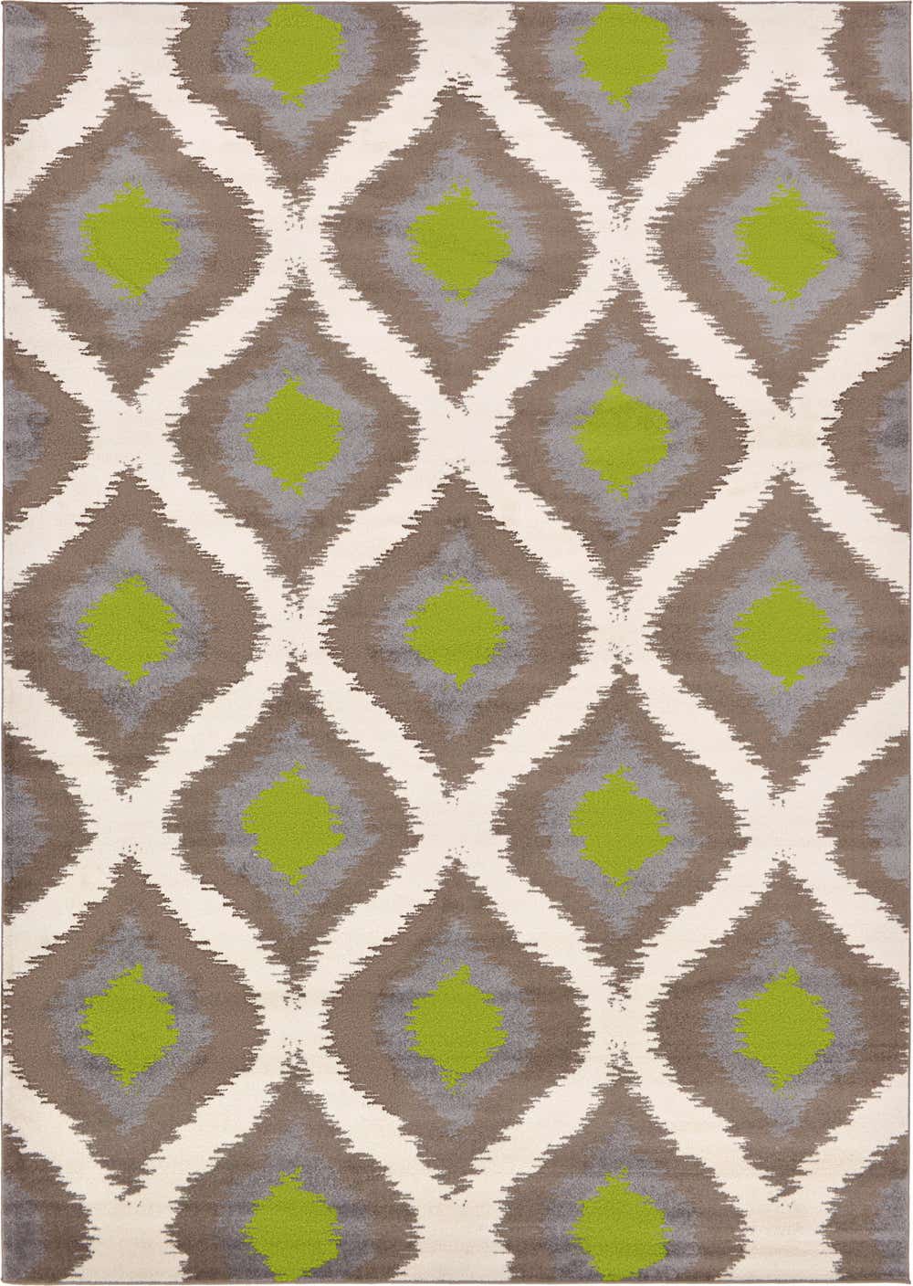 Ivory 9' 10 x 13' Trellis Rug eSaleRugs