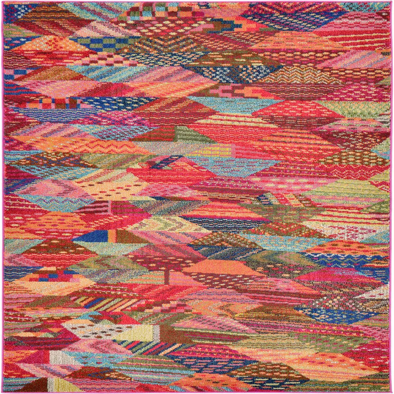 Multicolor 5' x 8' Santa Fe Rug eSaleRugs