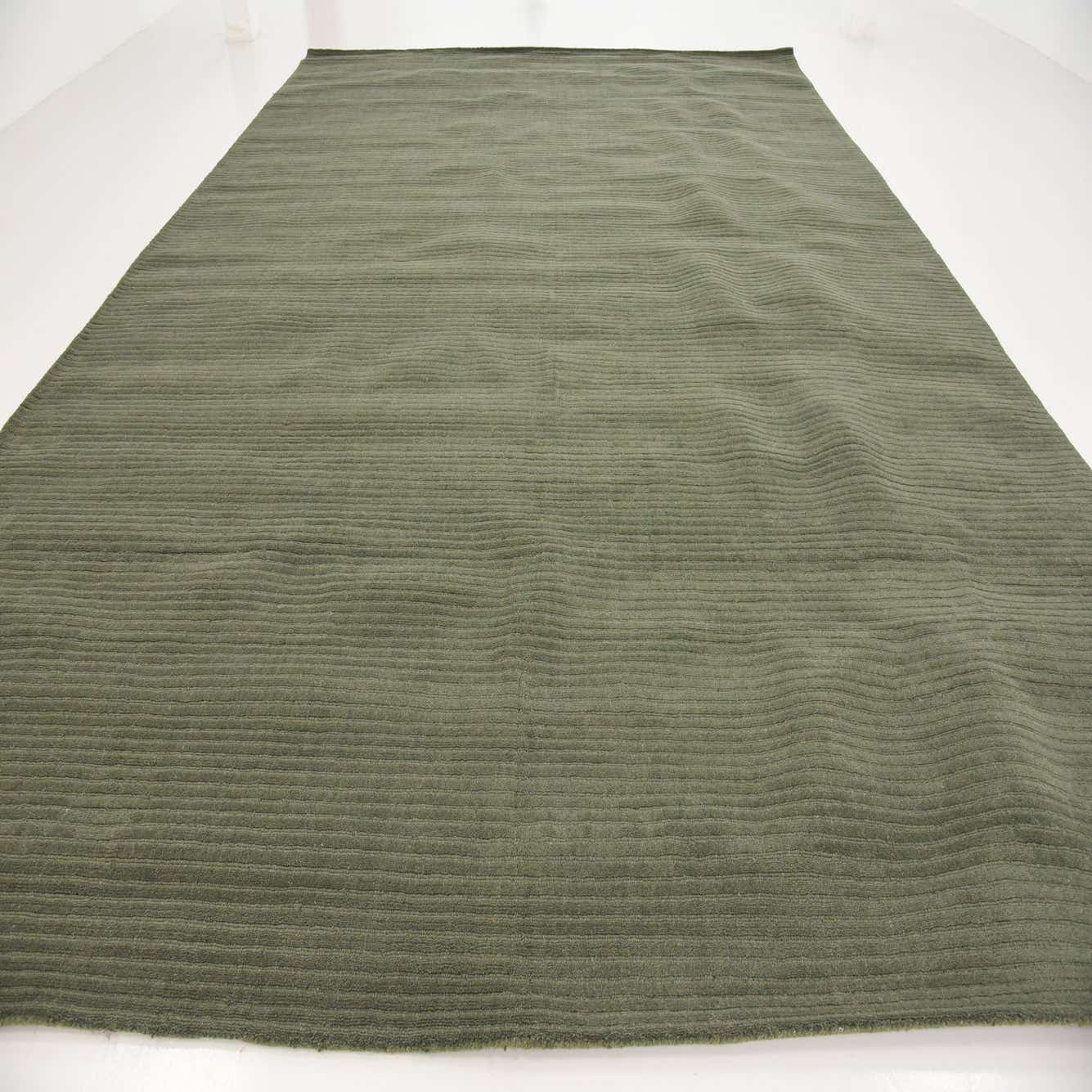 Hunter Green 350cm x 500cm Reproduction Gabbeh Rug AU Rugs