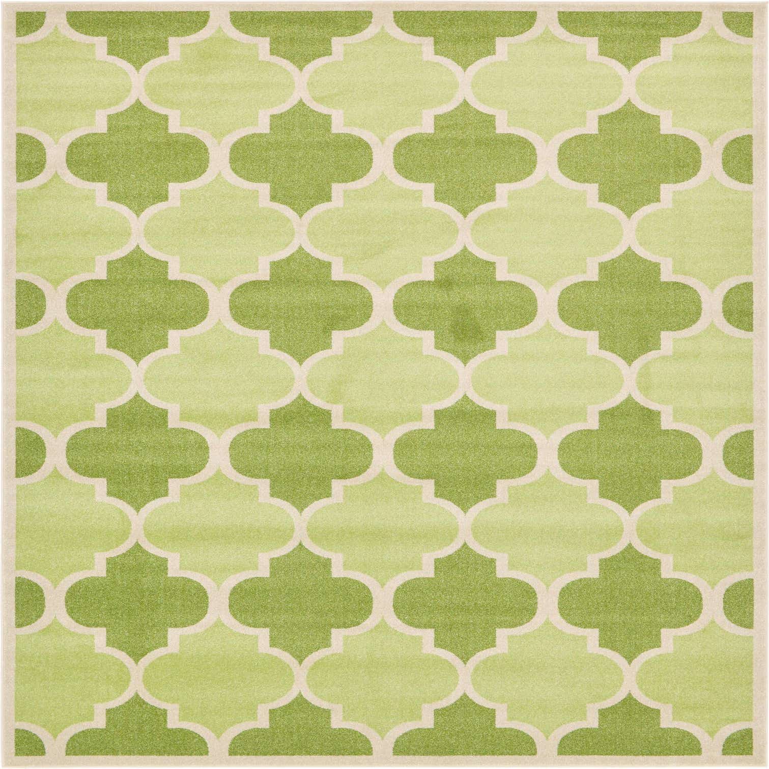 Green 9' x 12' Trellis Rug eSaleRugs