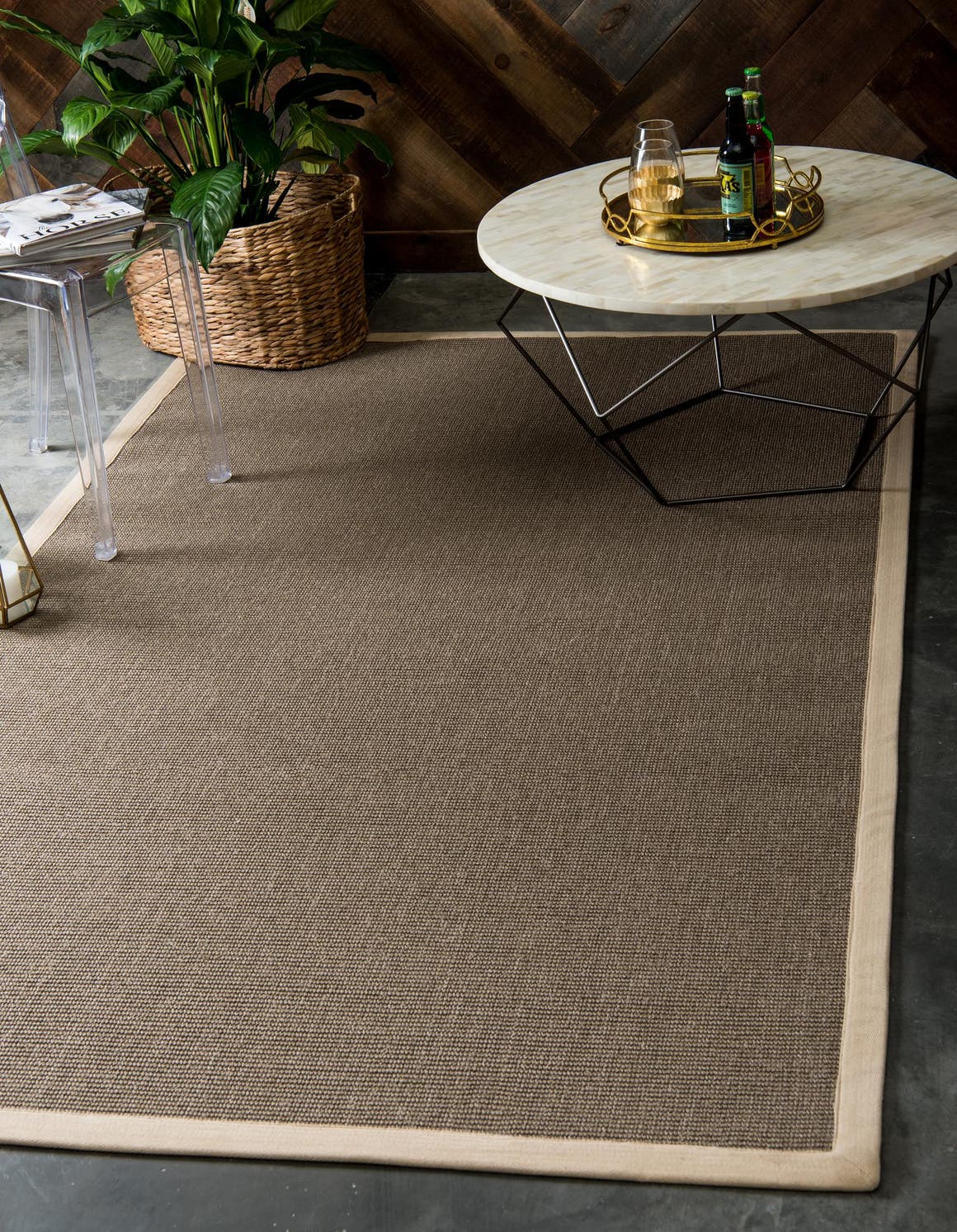 Taupe 9' x 12' Sisal Rug Rugs.ca