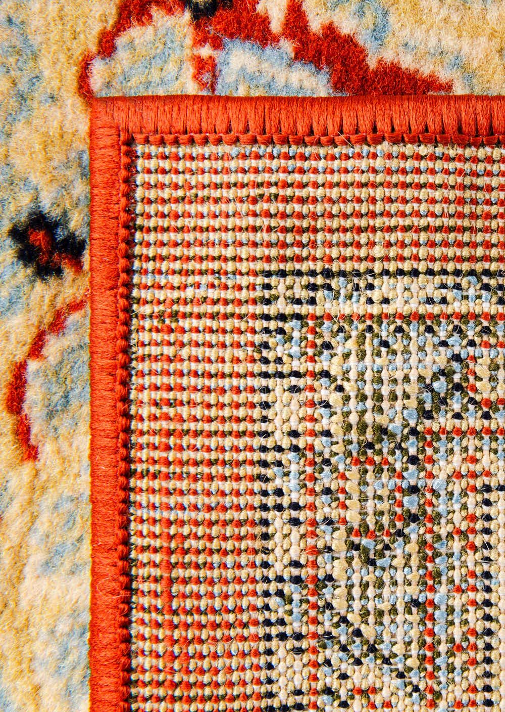 Terracotta 5' x 8' Mashad Design Rug eSaleRugs