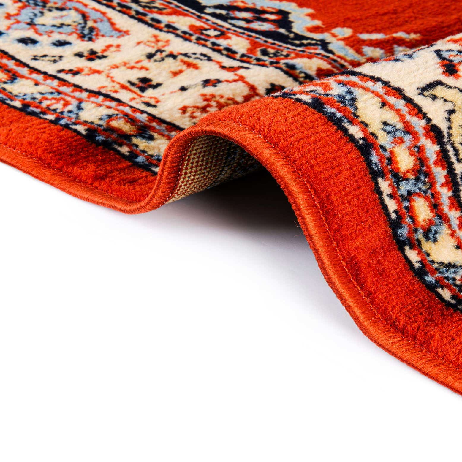 Terracotta 5' x 8' Mashad Design Rug eSaleRugs