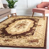 152cm x 245cm Classic Aubusson Rug thumbnail