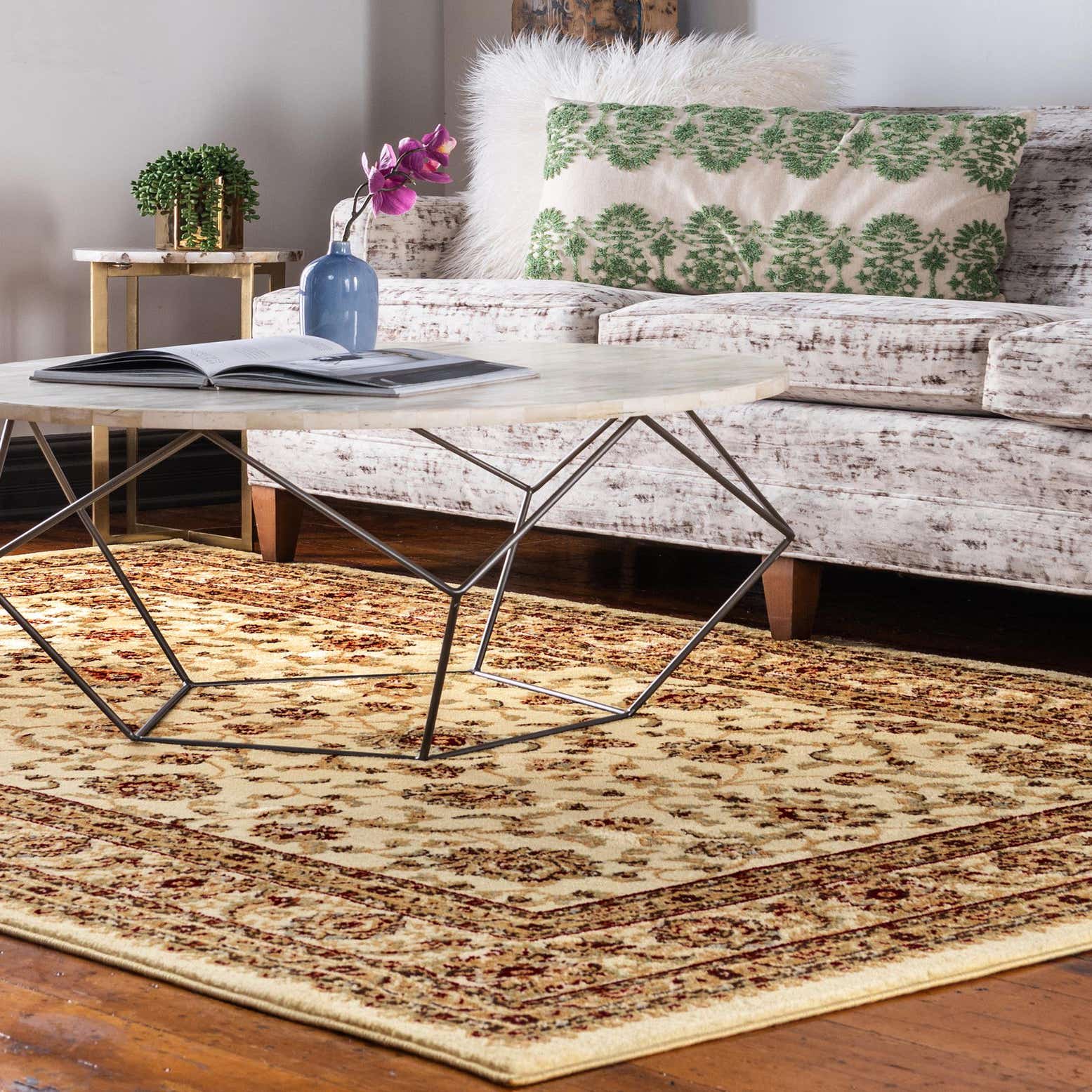 Cream 8' x 10' Aditi Rug