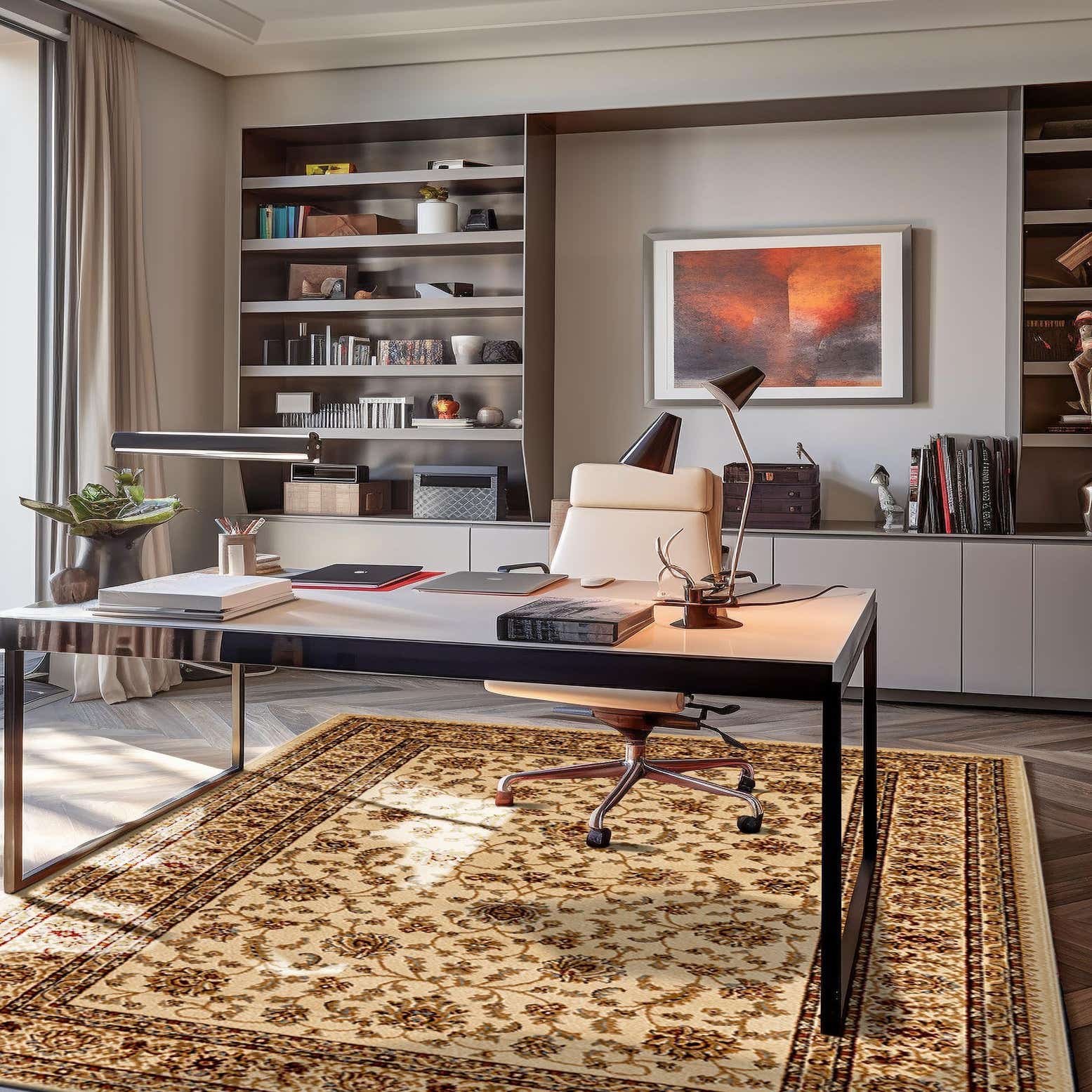 Cream 8' x 10' Aditi Rug