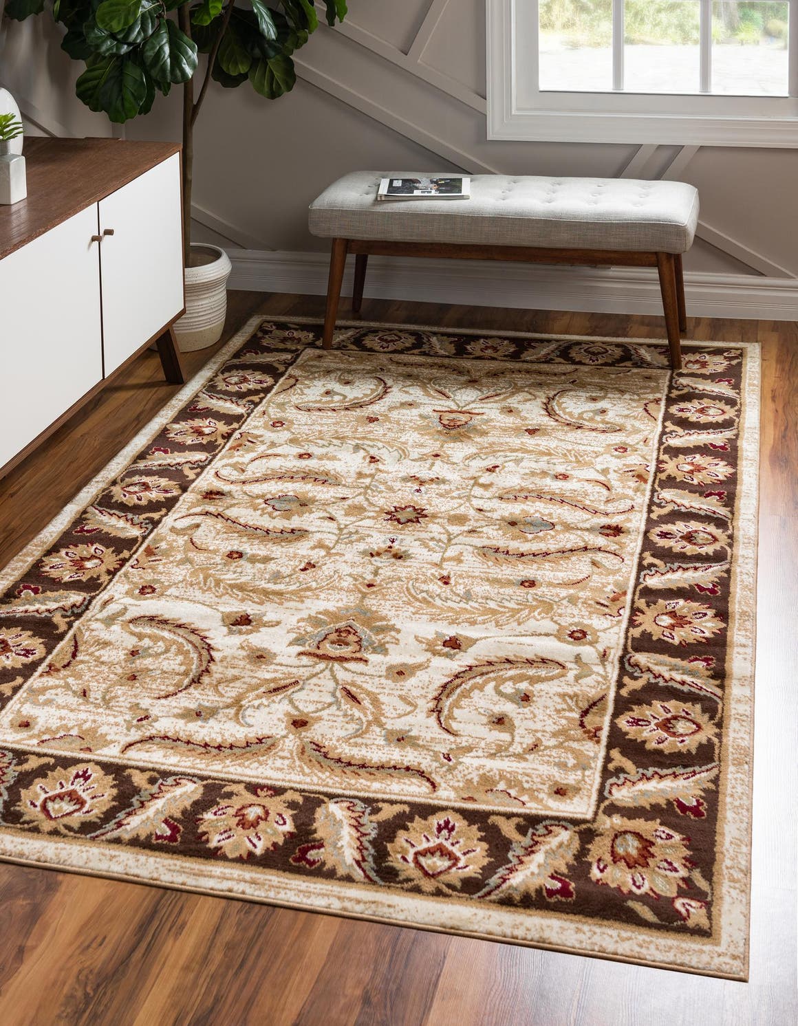 Cream 7' 10 x 10' Aditi Rug