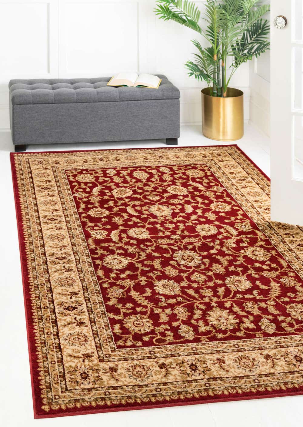 Red 7' x 10' Aditi Rug