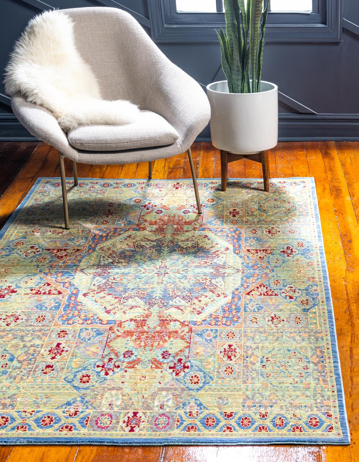 Green 245cm x 305cm Aqua Rug AU Rugs