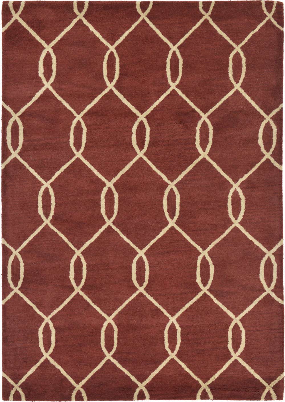 Red 5' x 7' 10 Trellis Rug eSaleRugs