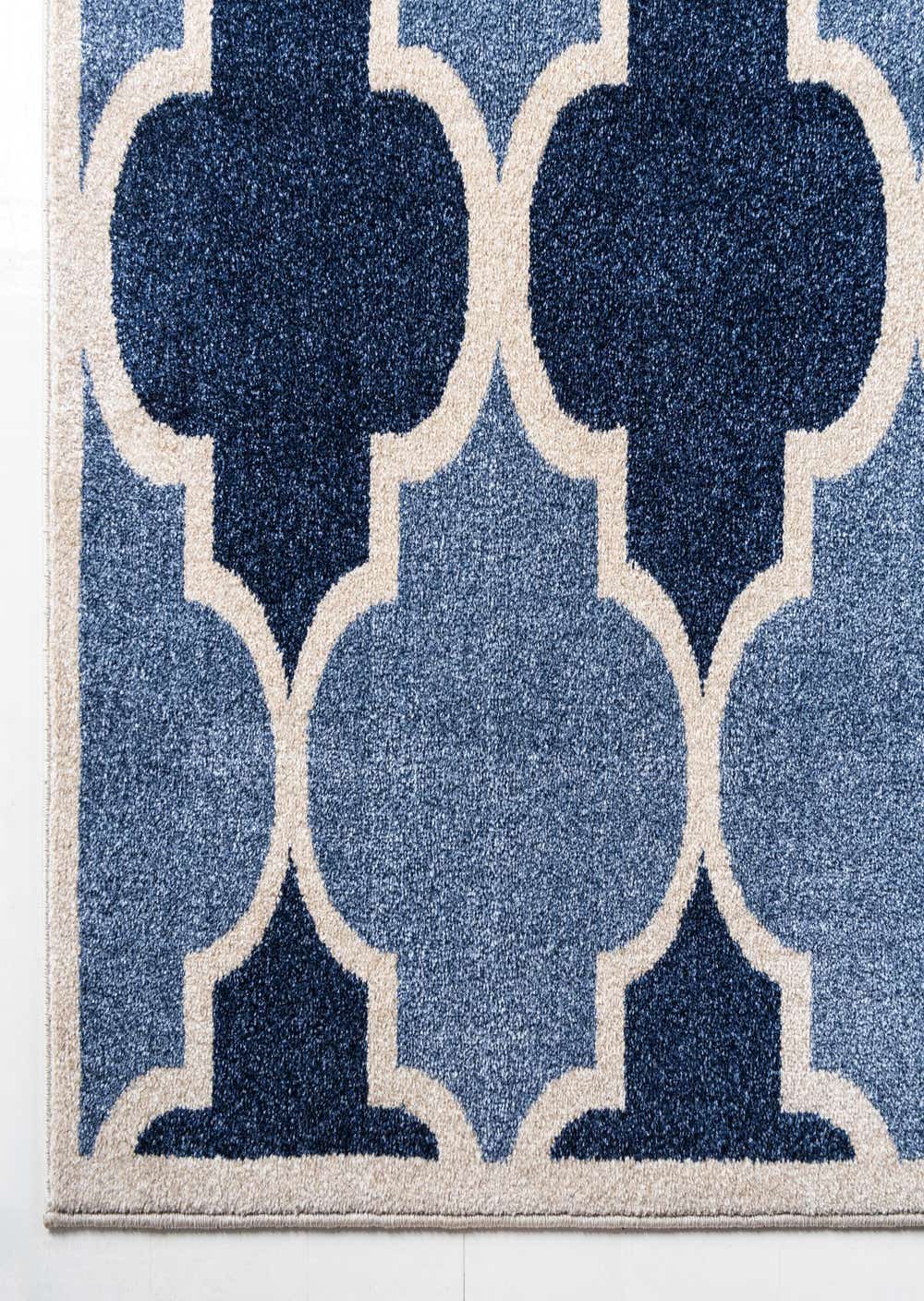 Light Blue 5' x 8' Trellis Rug eSaleRugs