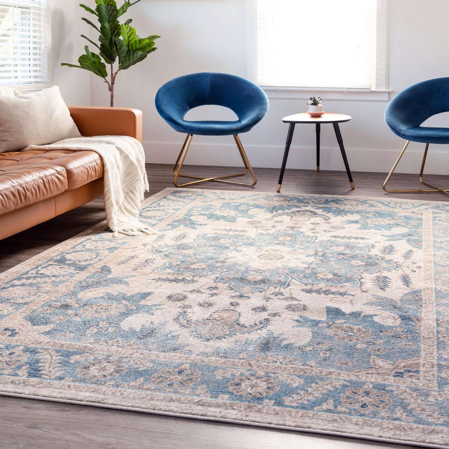 Cream 9' x 12' Viola Rug