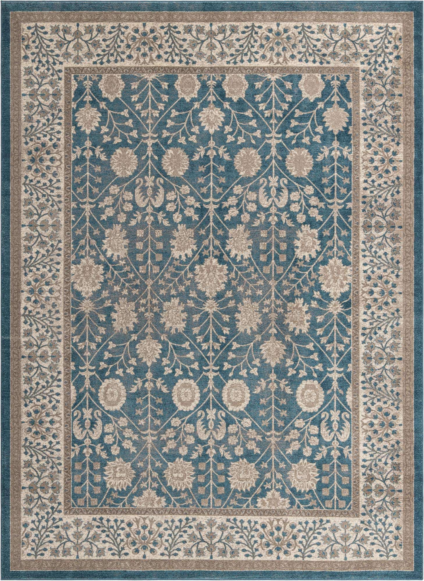 Light Blue 9' x 12' 2 Vienna Rug | eSaleRugs