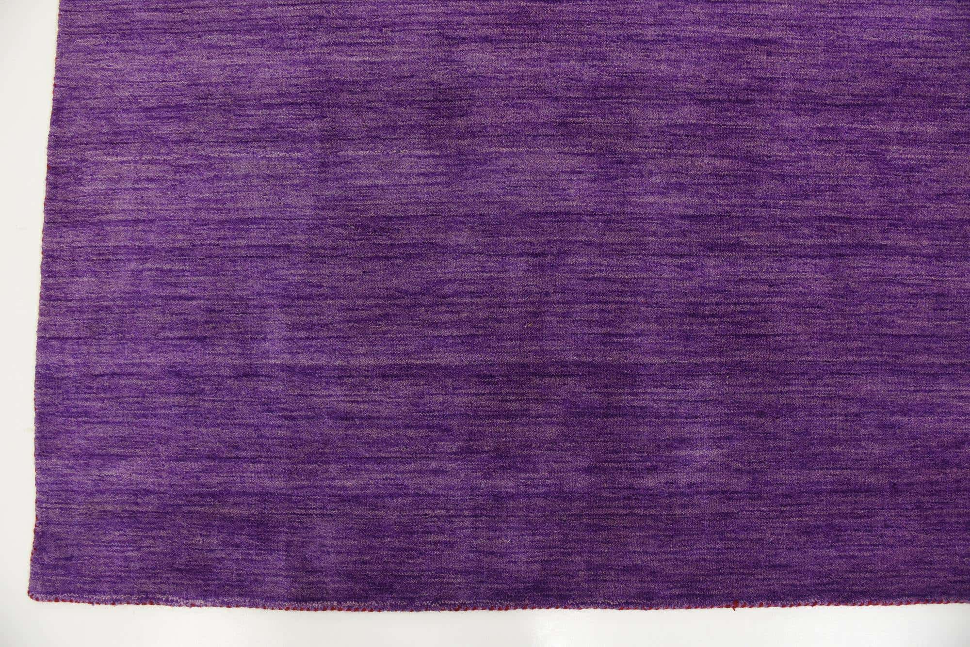 Purple 8' 2 x 11' 6 Solid Gabbeh Rug | Rugs.com