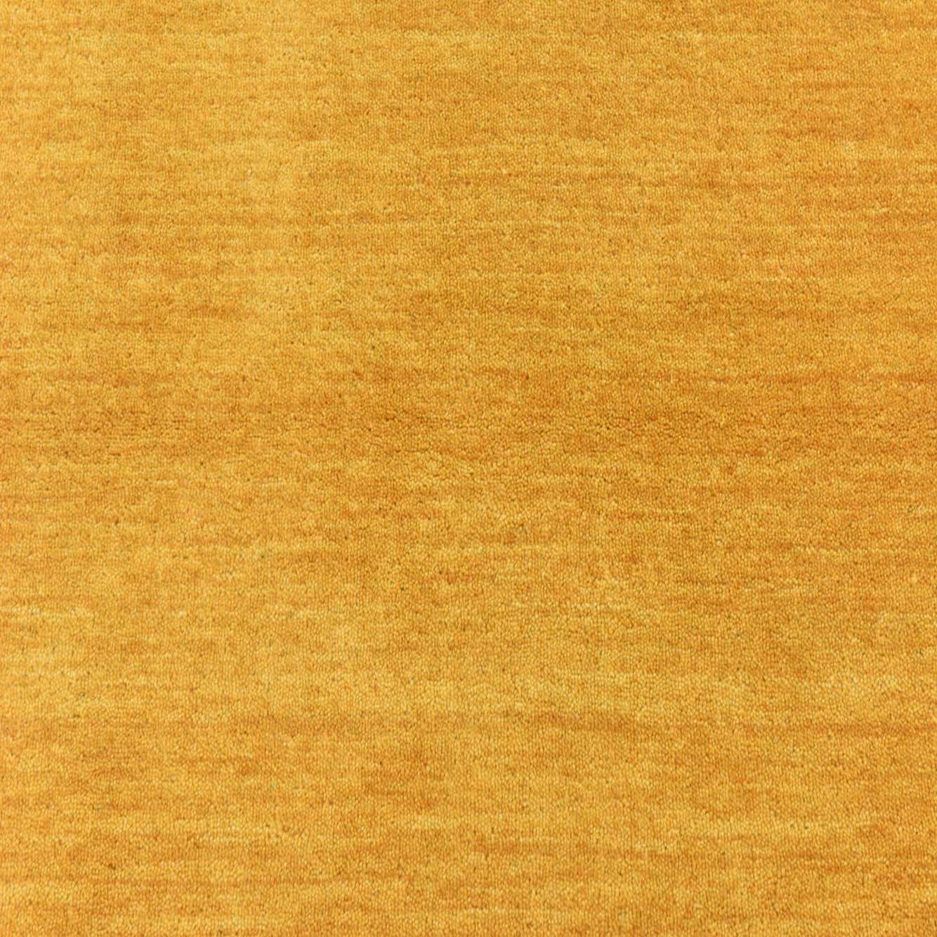 Gold 3' 3 x 5' 3 Solid Gabbeh Rug