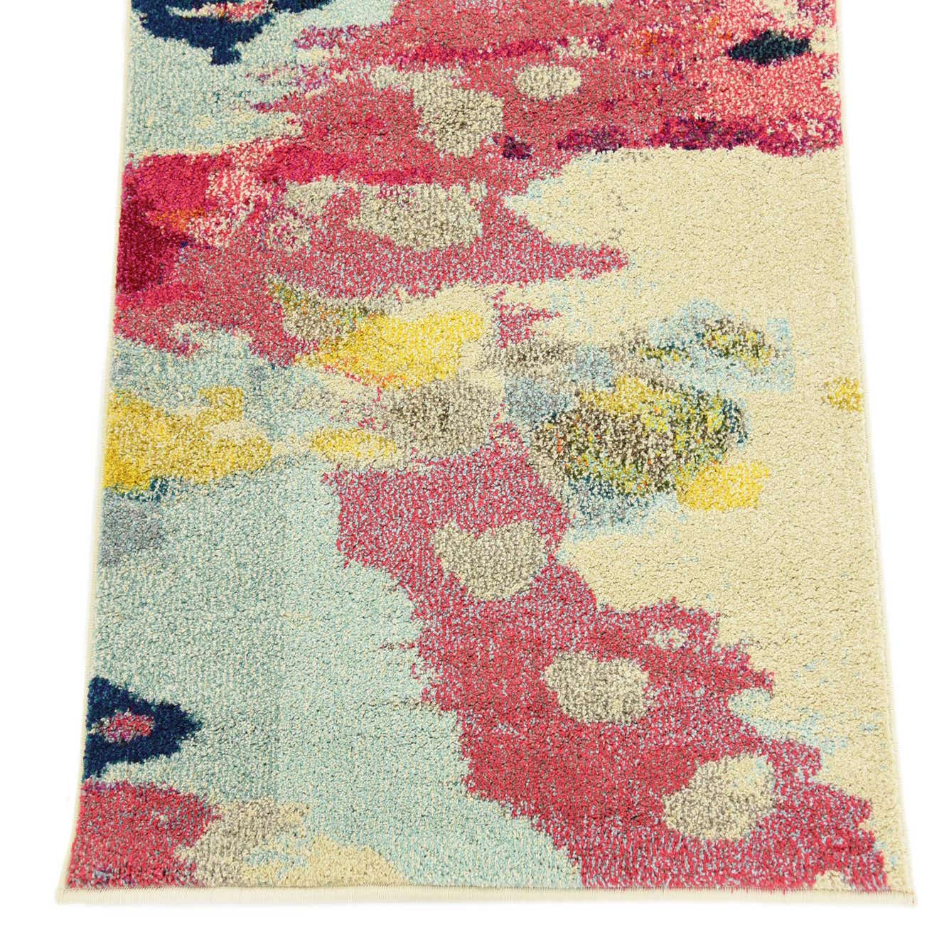 Pink 2' 7 x 10' Hyacinth Runner Rug
