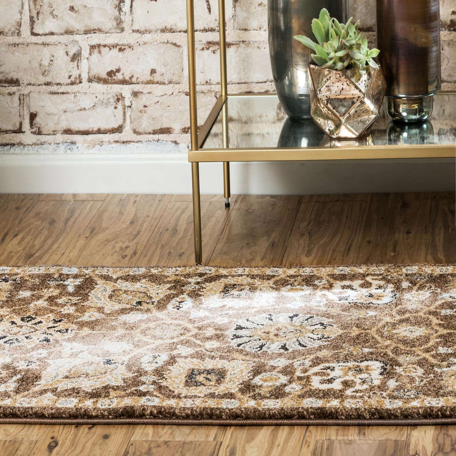 Brown 2' 2 x 6' Heritage Runner Rug Rugs.ca