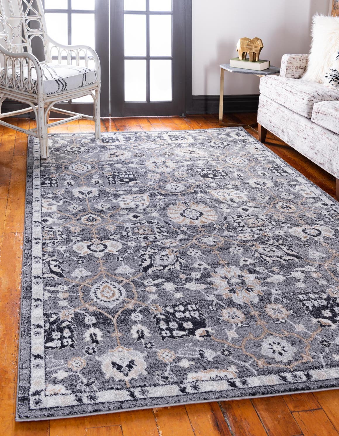 Gray 9' x 12' Heritage Rug eSaleRugs