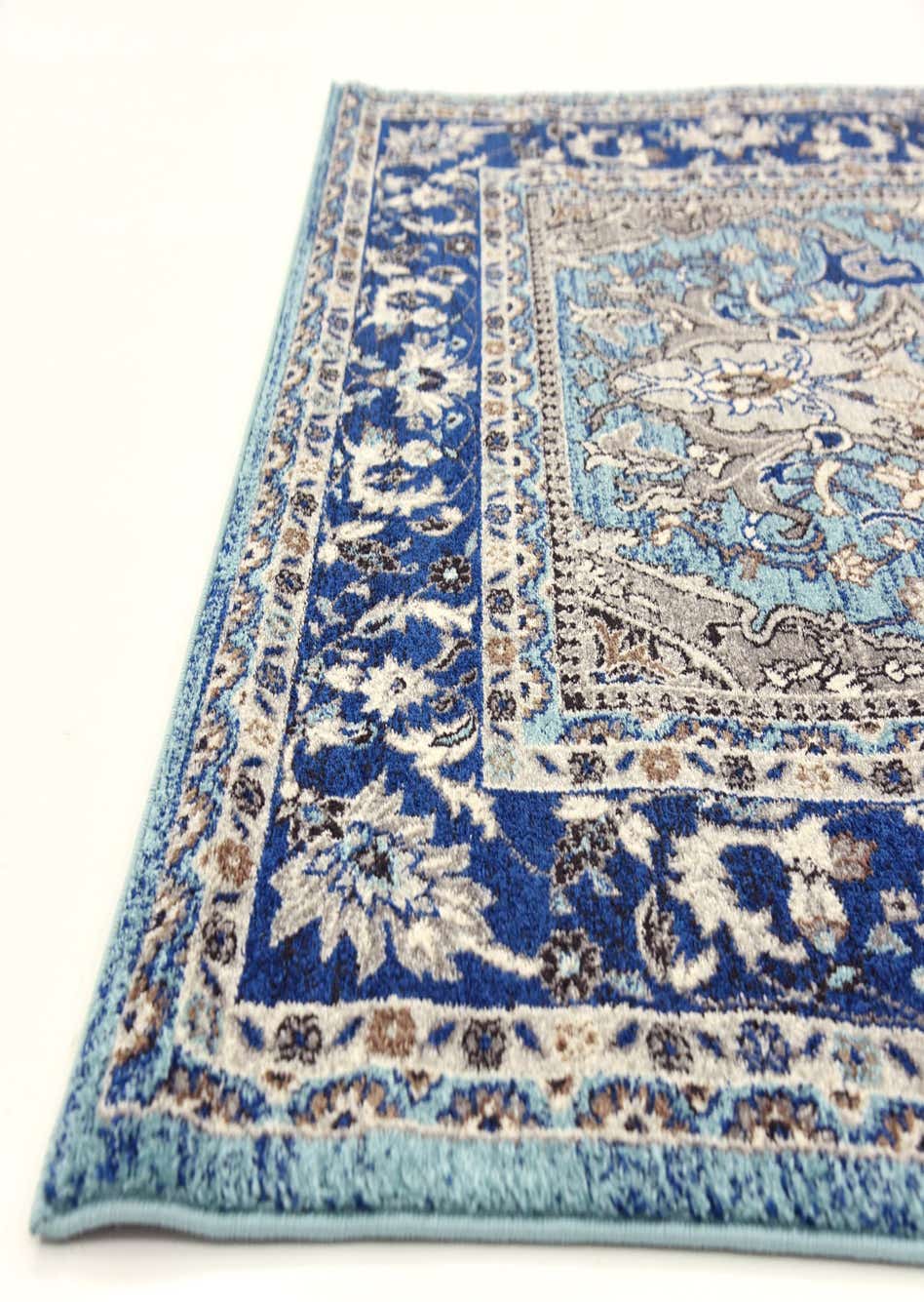 Light Blue 5' x 8' Heritage Rug eSaleRugs