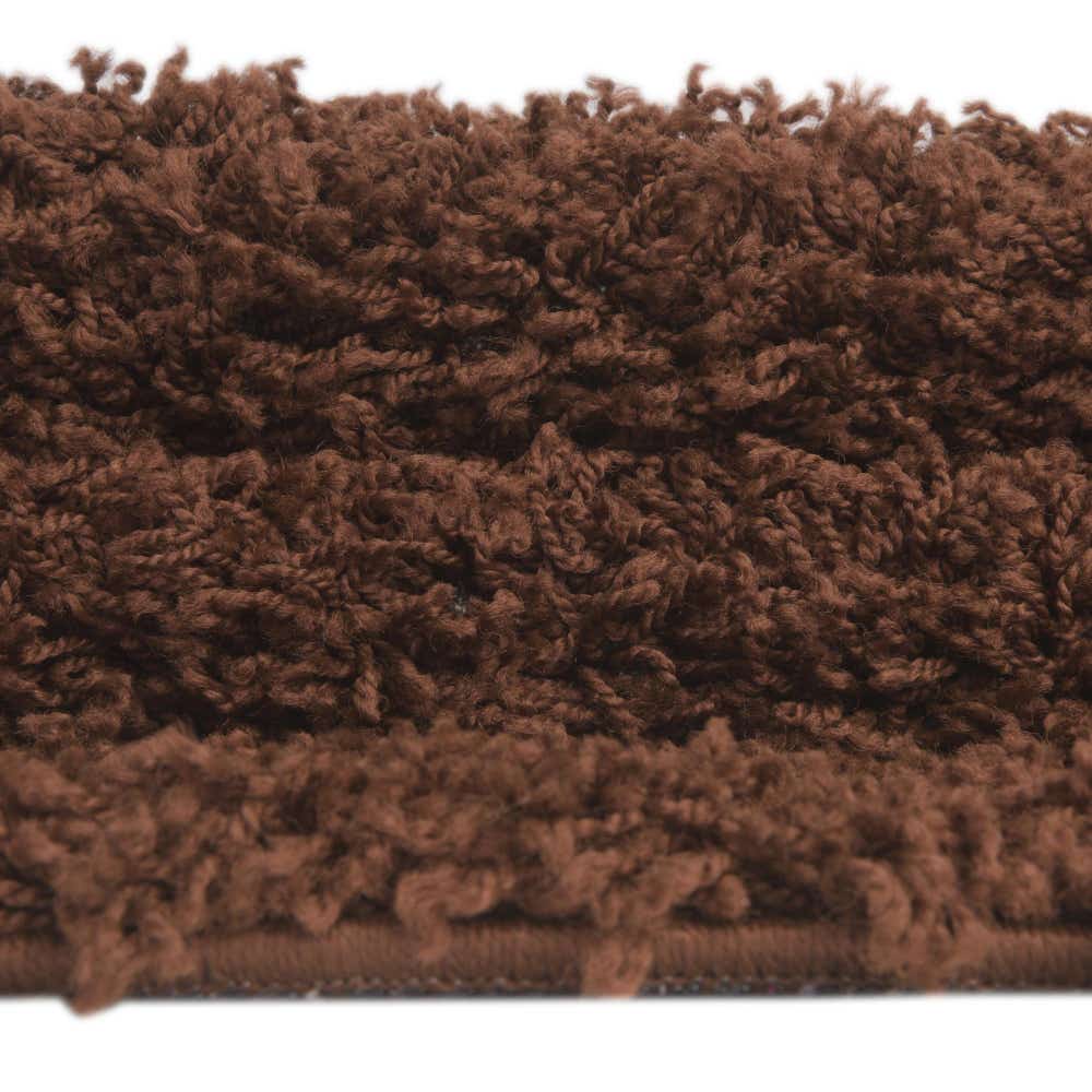 Chocolate Brown 9' x 12' Solid Shag Rug | eSaleRugs